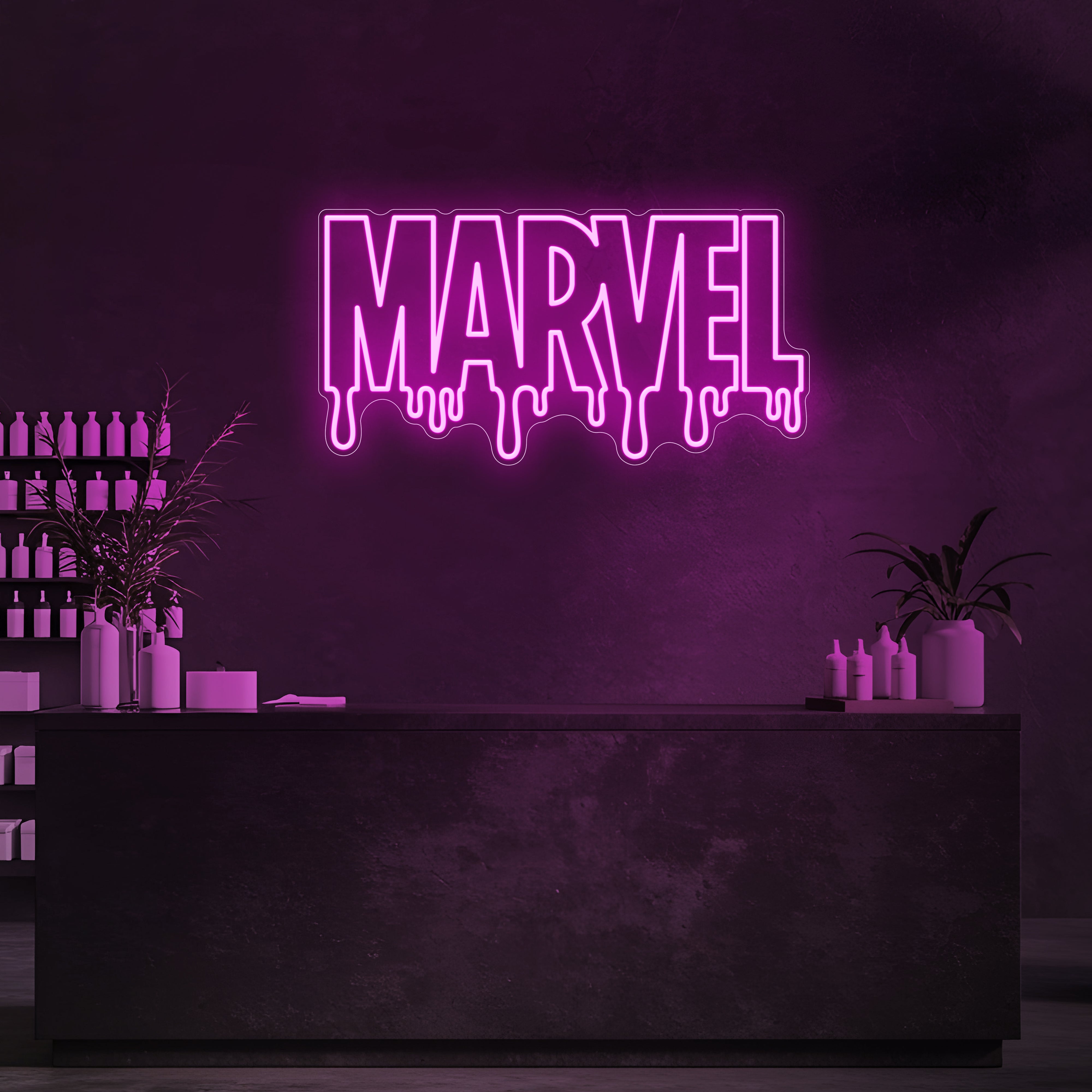 Drip Marvel LED Neon Sign