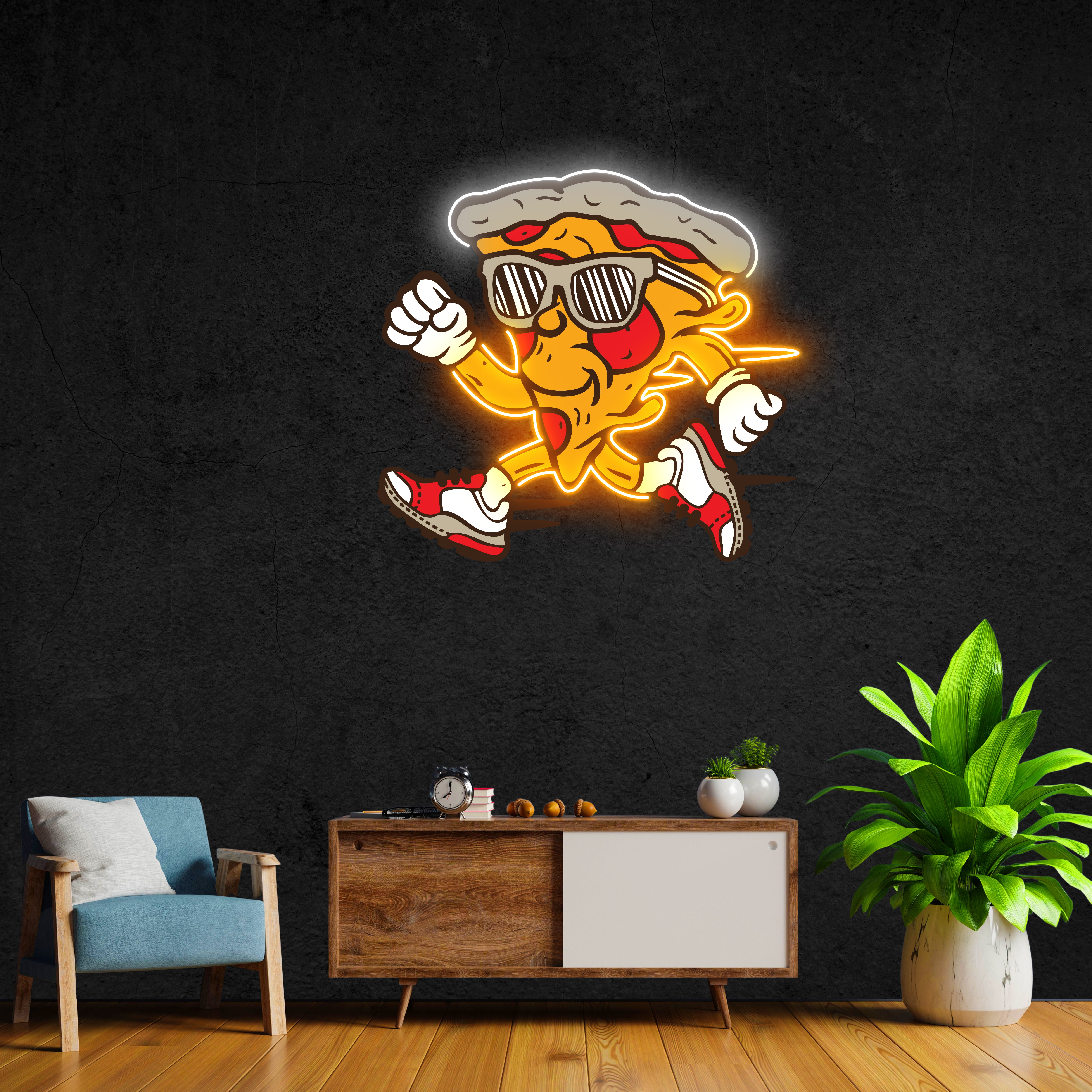 Pizza LED Neon Pop Art
