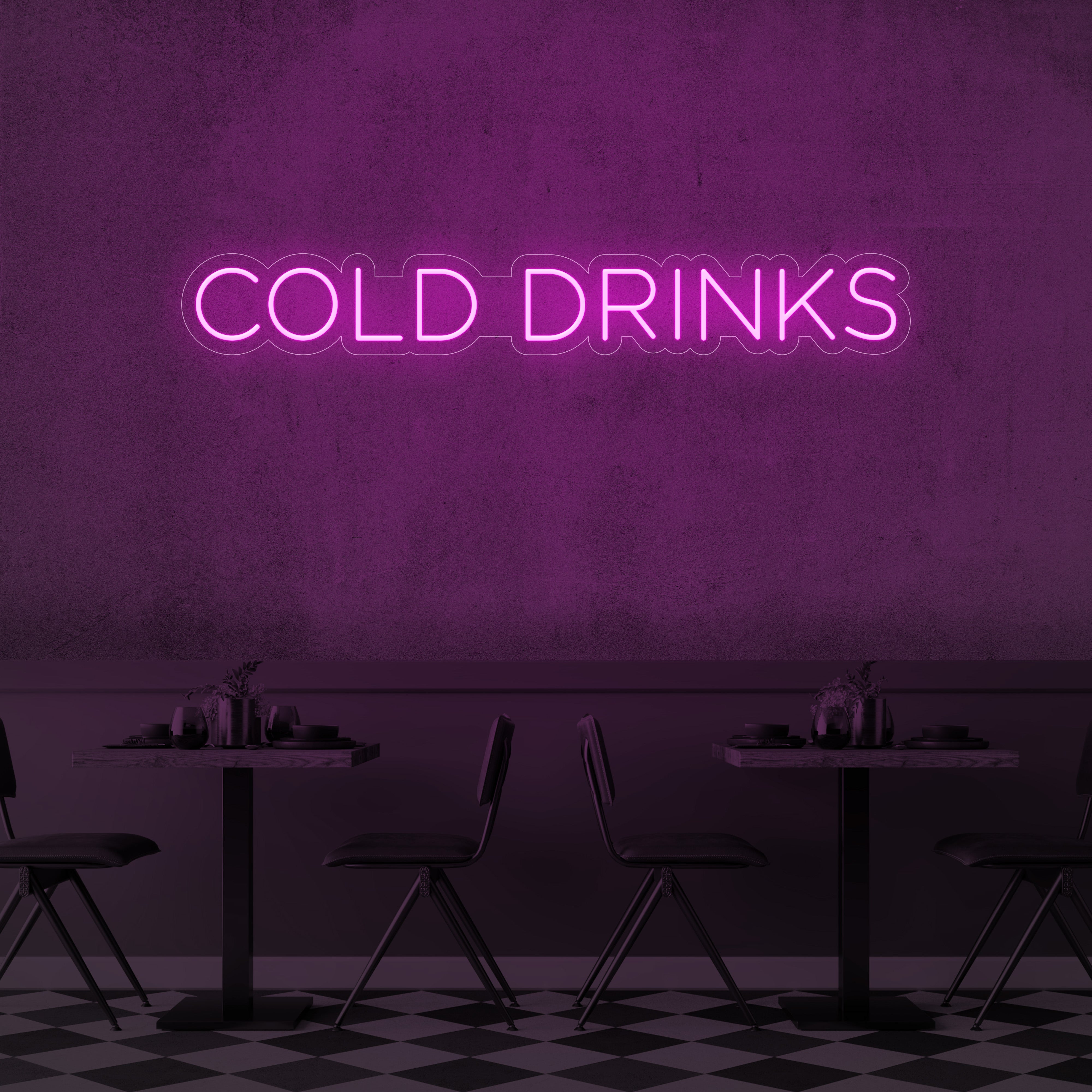 Cold Drinks LED Neon Sign