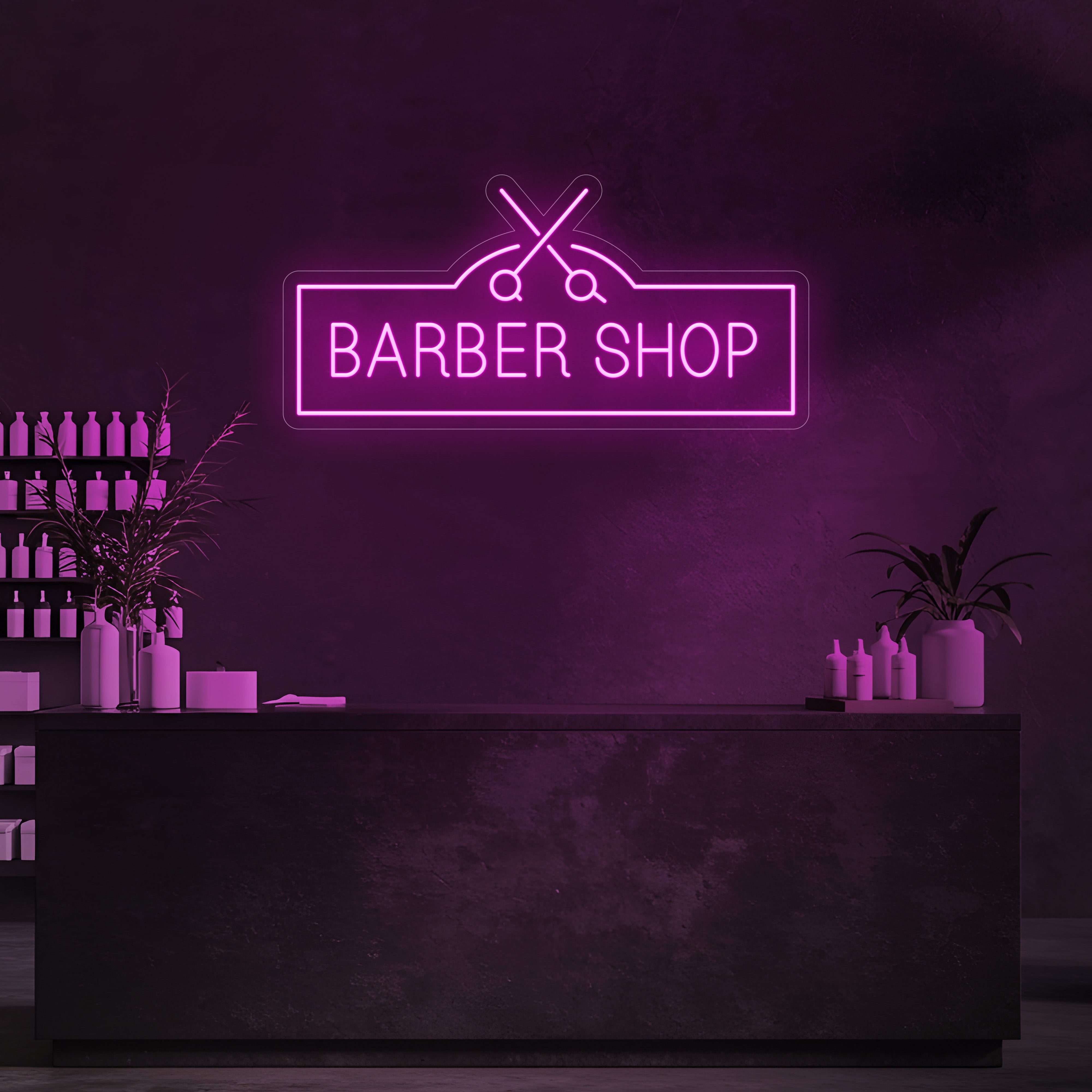 Barber Shop LED Neon Sign