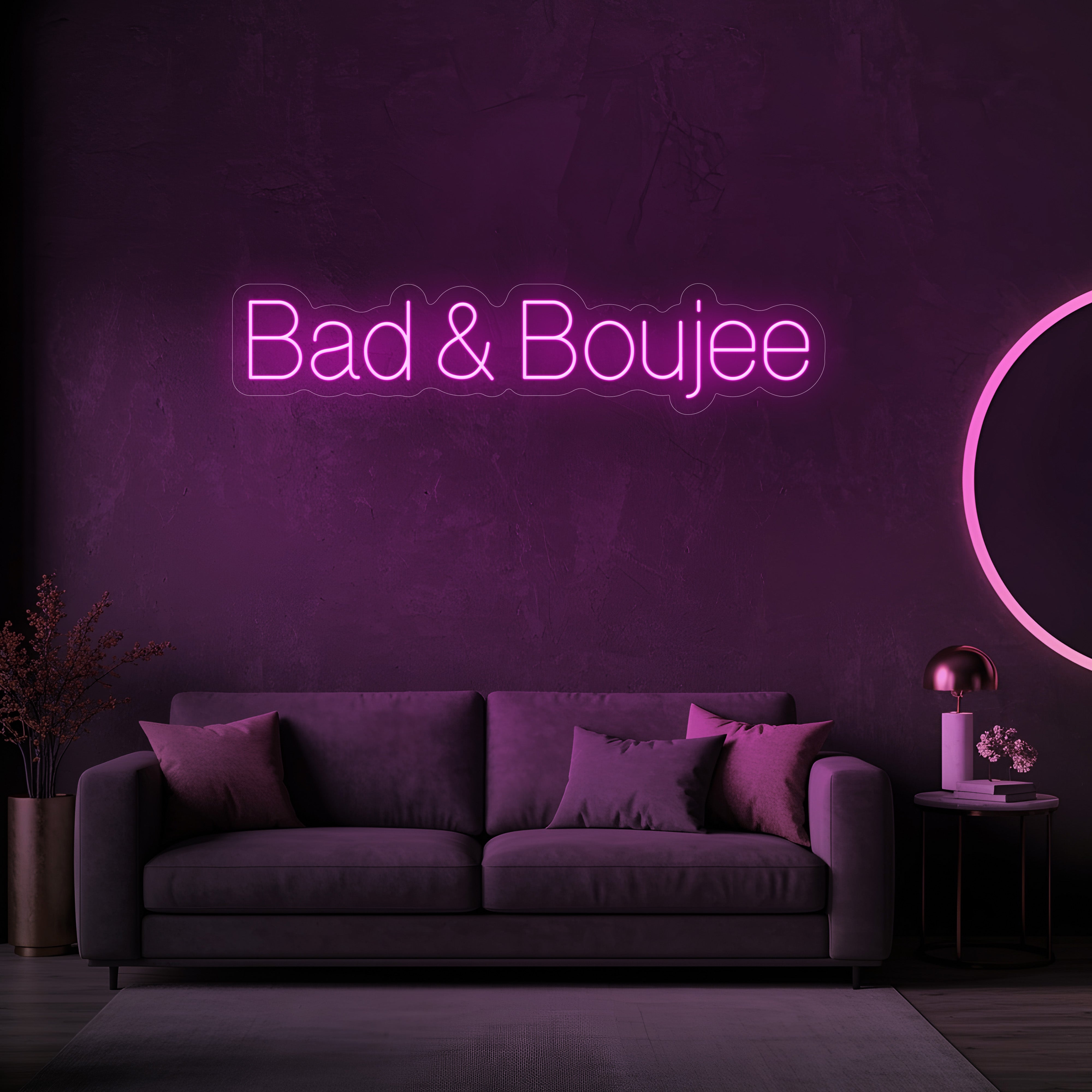 Bad & Boujee LED Neon Sign
