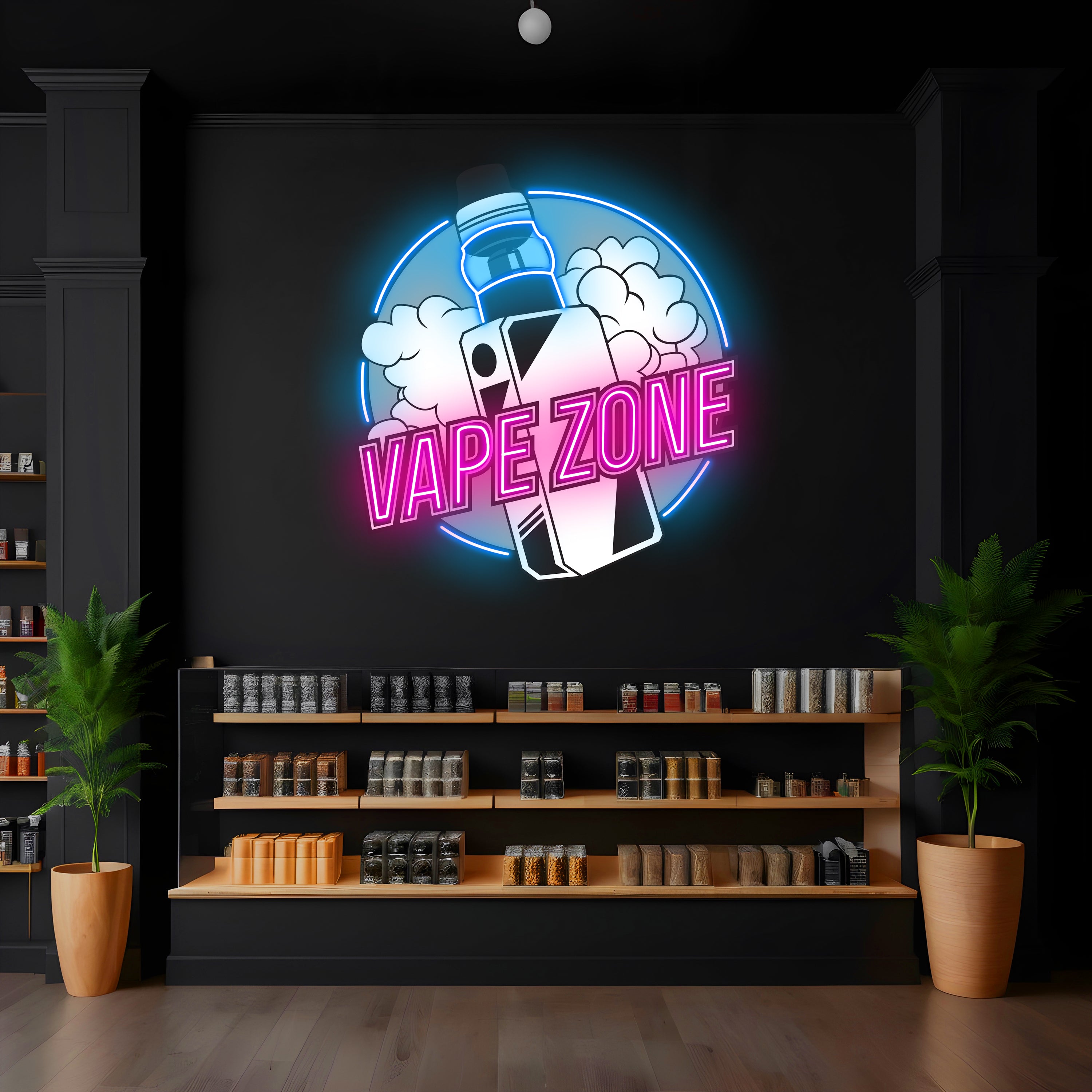 Vape Zone LED Neon Pop Art