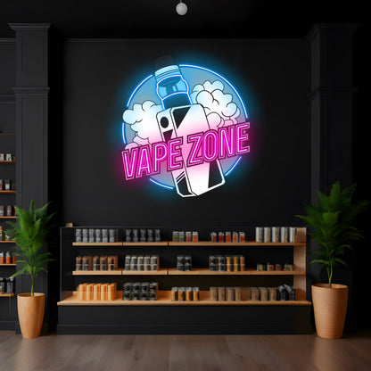 Vape Zone LED Neon Pop Art