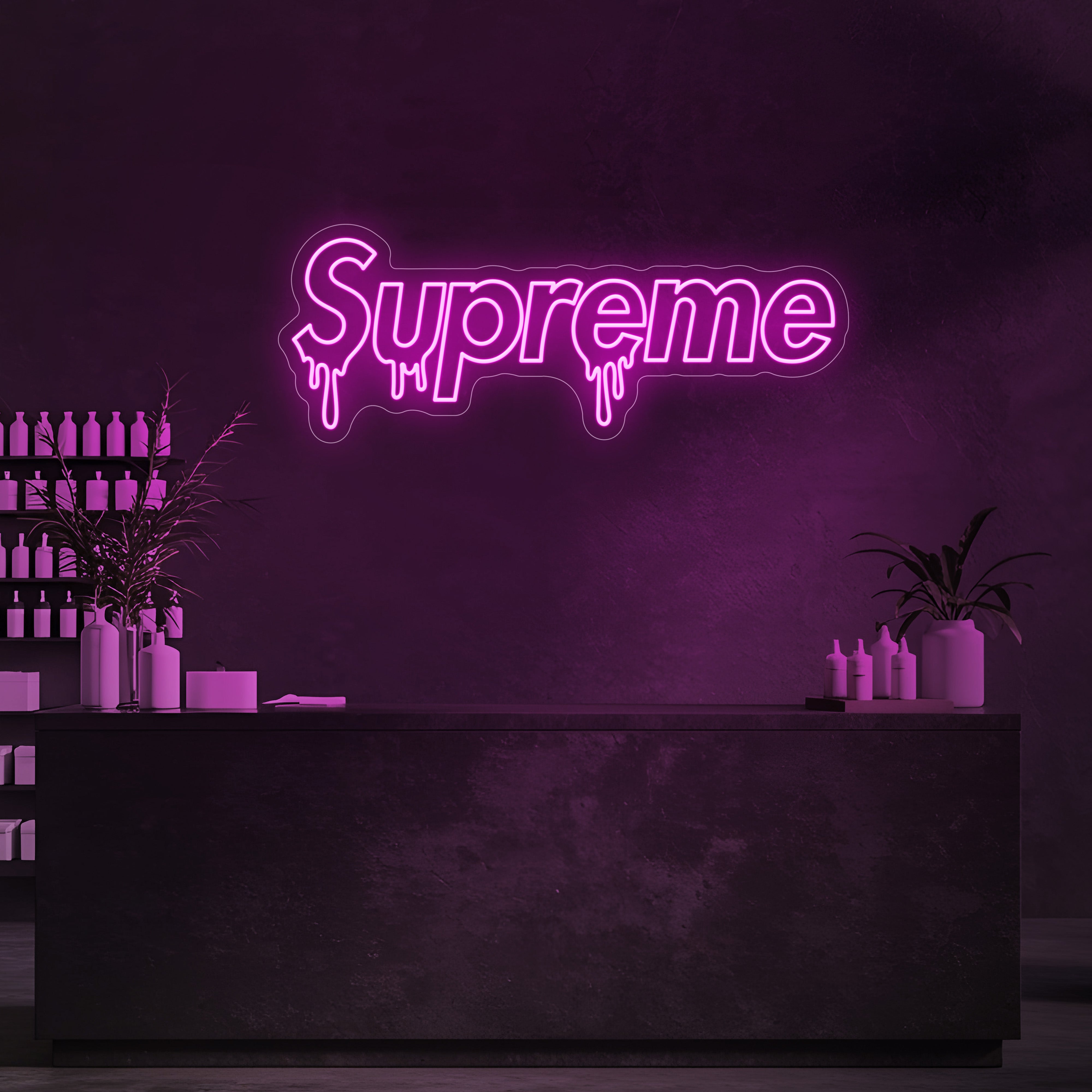 Drip Supreme LED Neon Sign