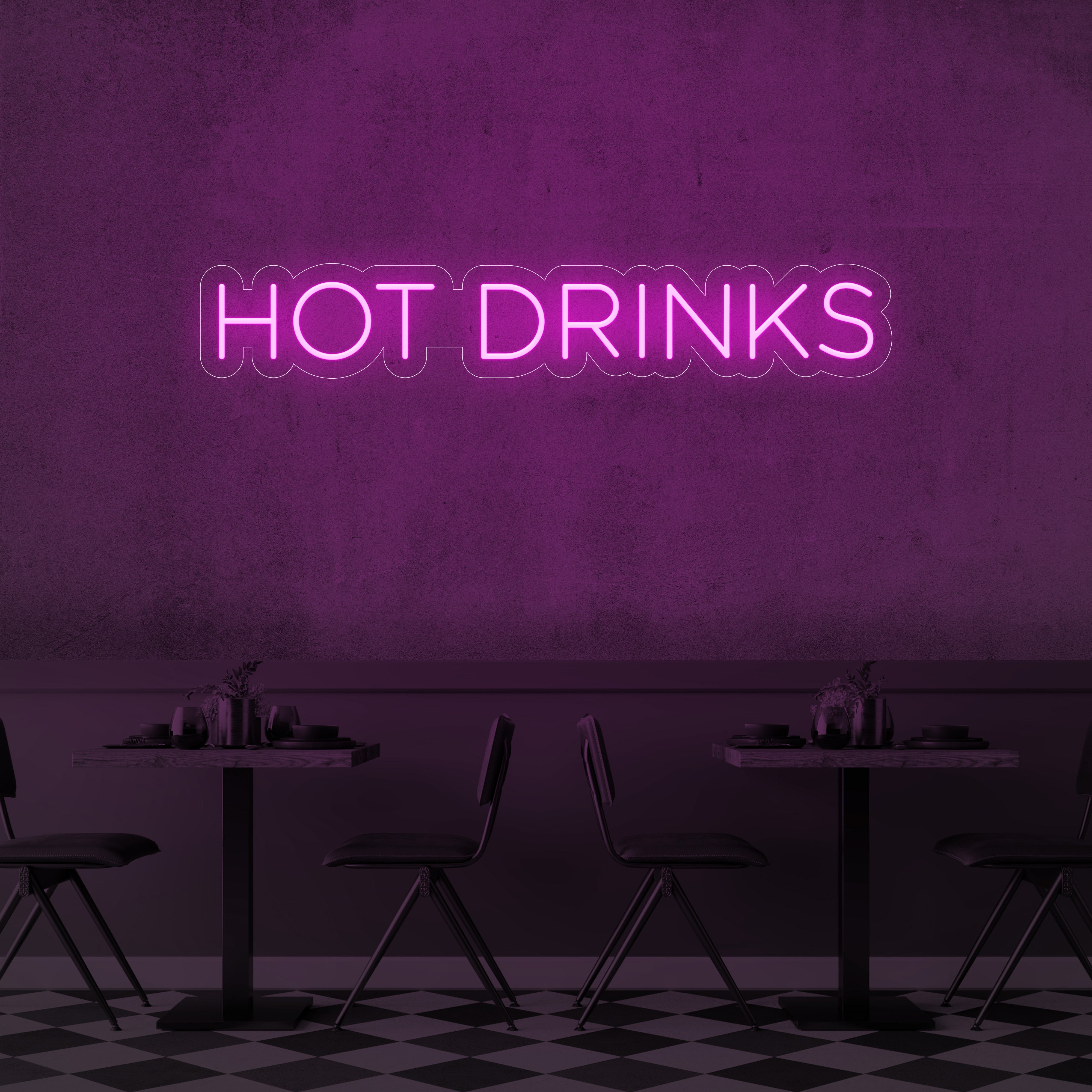 Hot Drinks LED Neon Sign