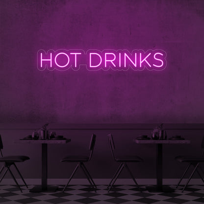Hot Drinks LED Neon Sign