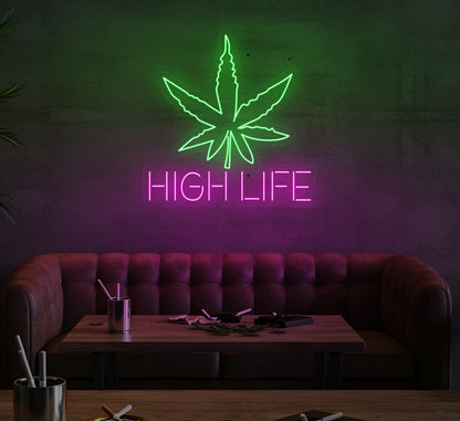 High Life LED Neon Sign