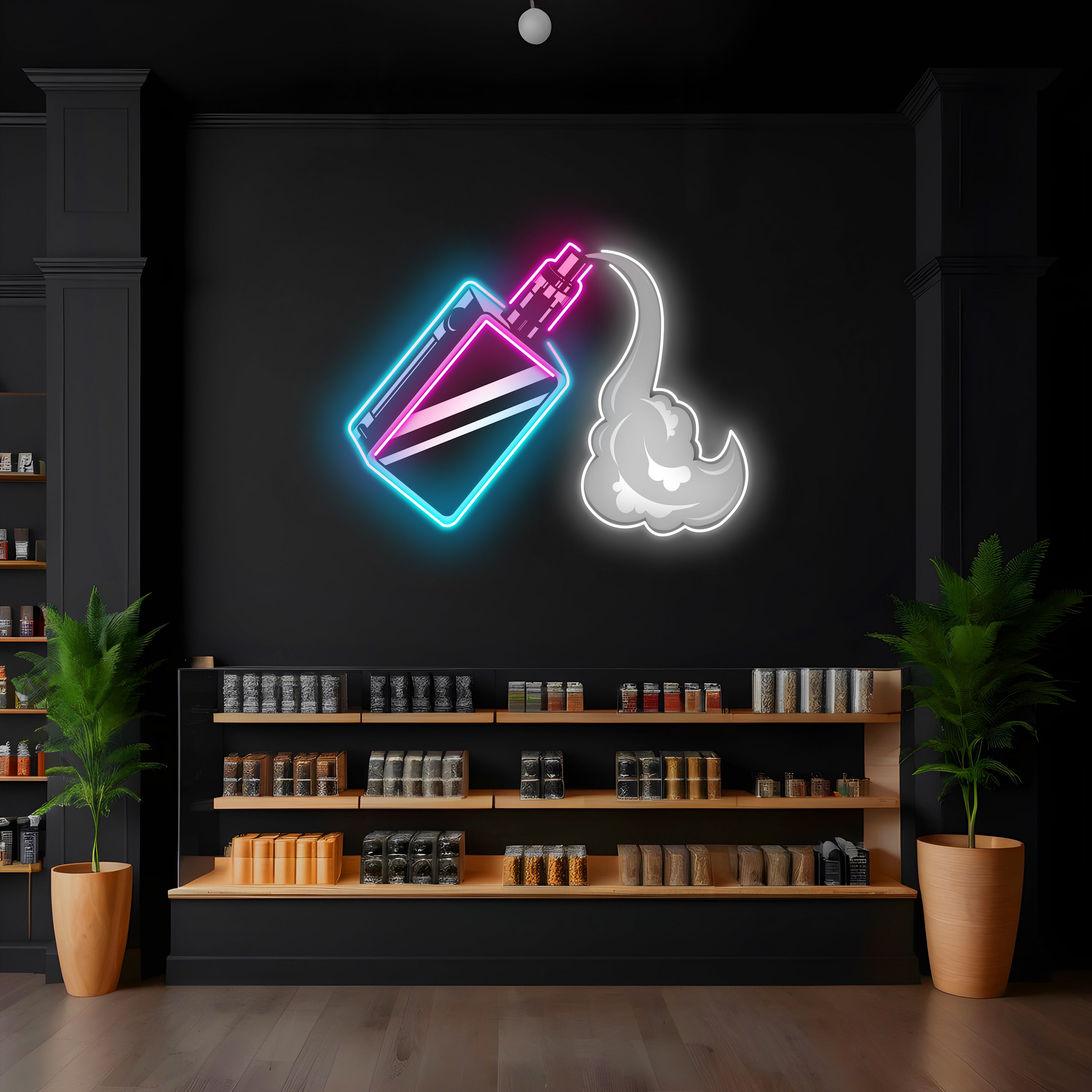 Vape Smoke Fade LED Neon Pop Art
