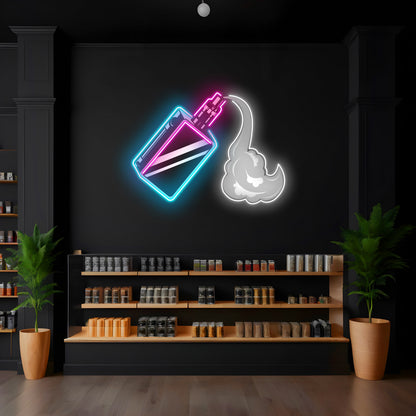 Vape Smoke Fade LED Neon Pop Art