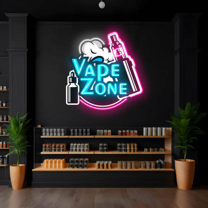 Vape Zone LED Neon Pop Art