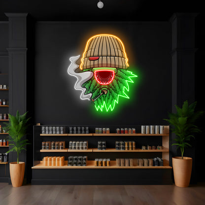 Smokin' Buds LED Neon Pop Art