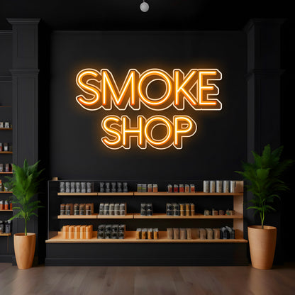 Smoke Shop LED Neon Pop Art