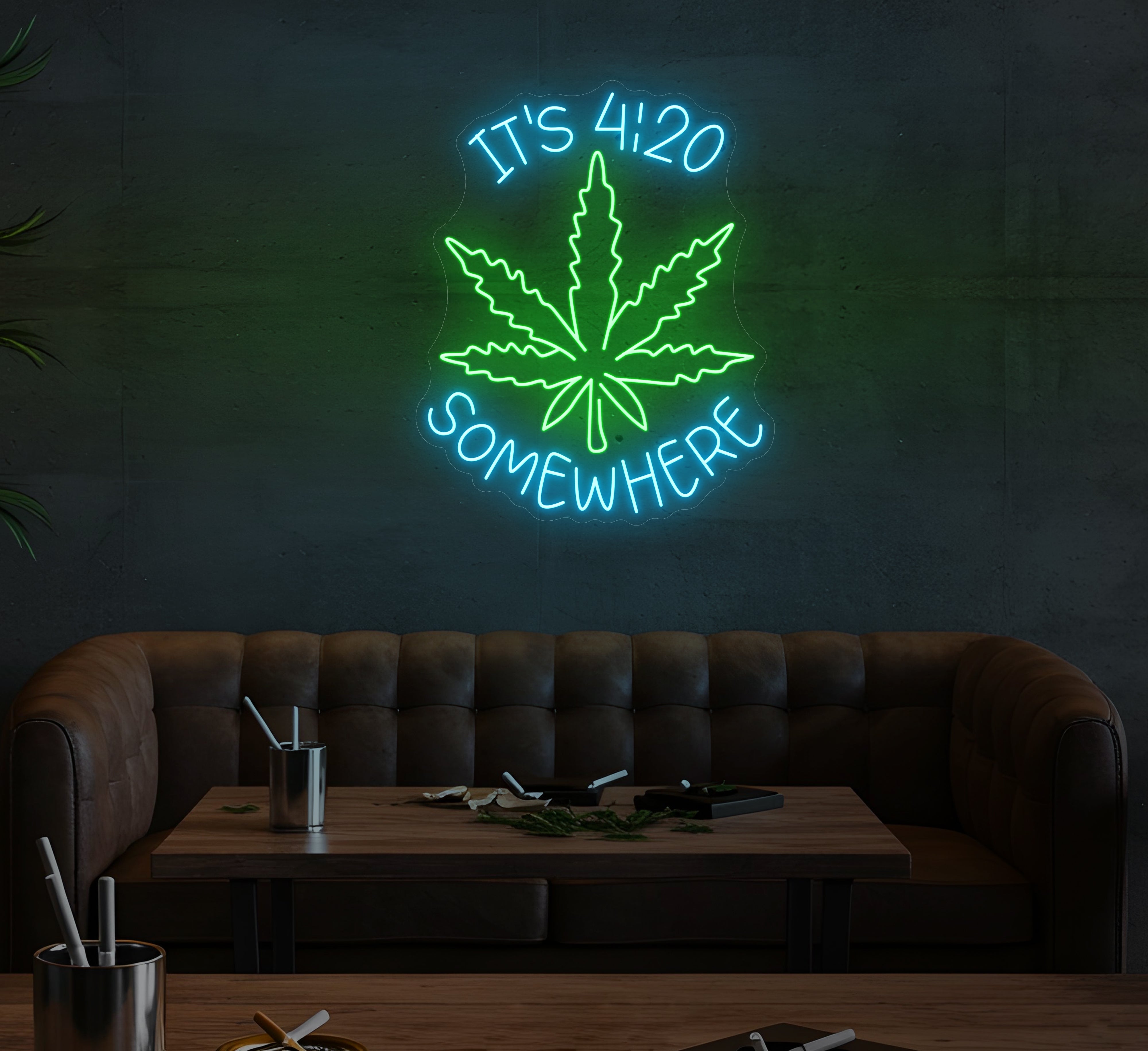 It's 4:20 Somewhere LED Neon Sign
