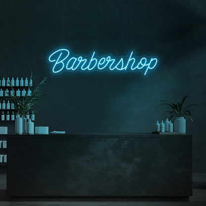 Signature Barbershop LED Neon Sign
