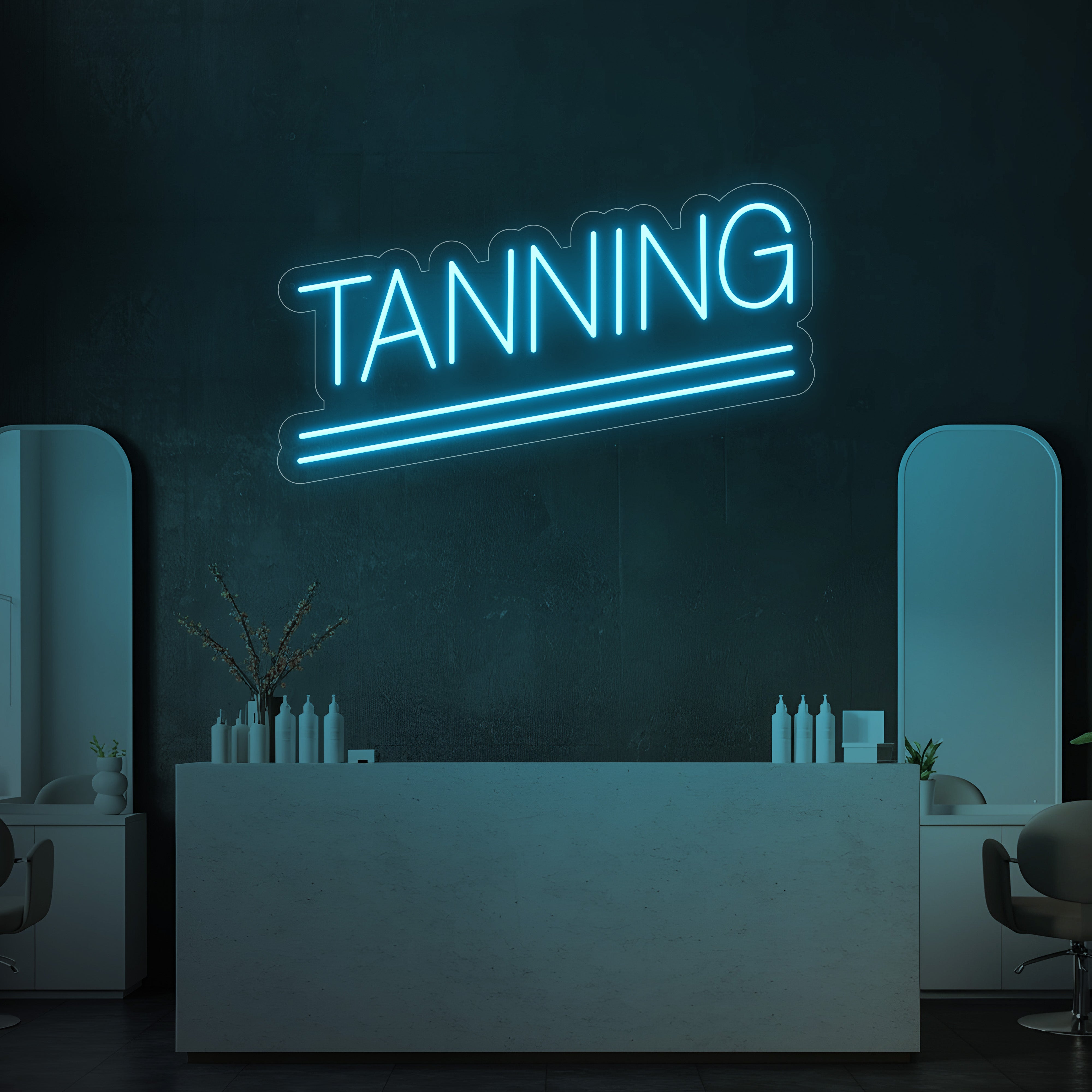 Tanning LED Neon Sign