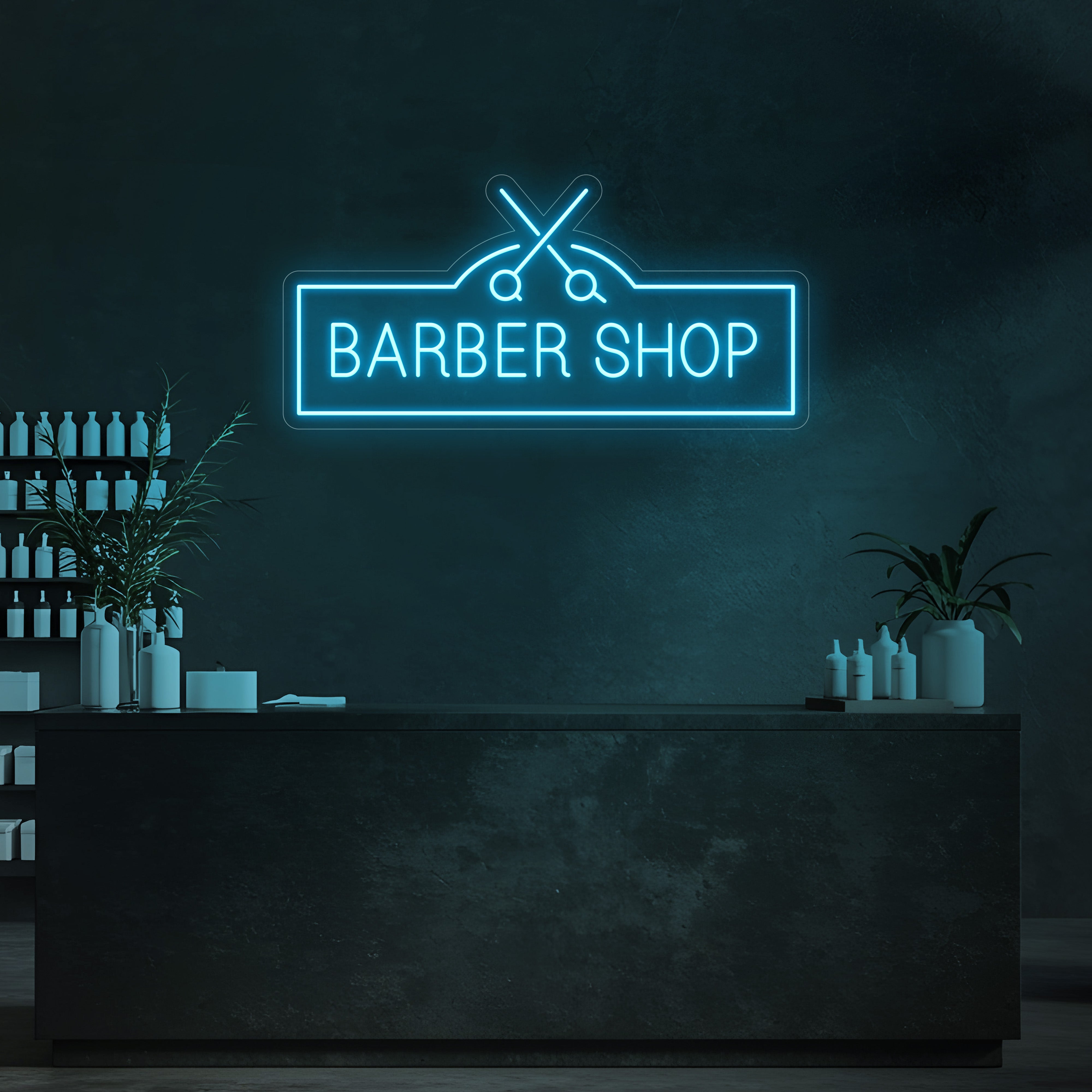 Barber Shop LED Neon Sign