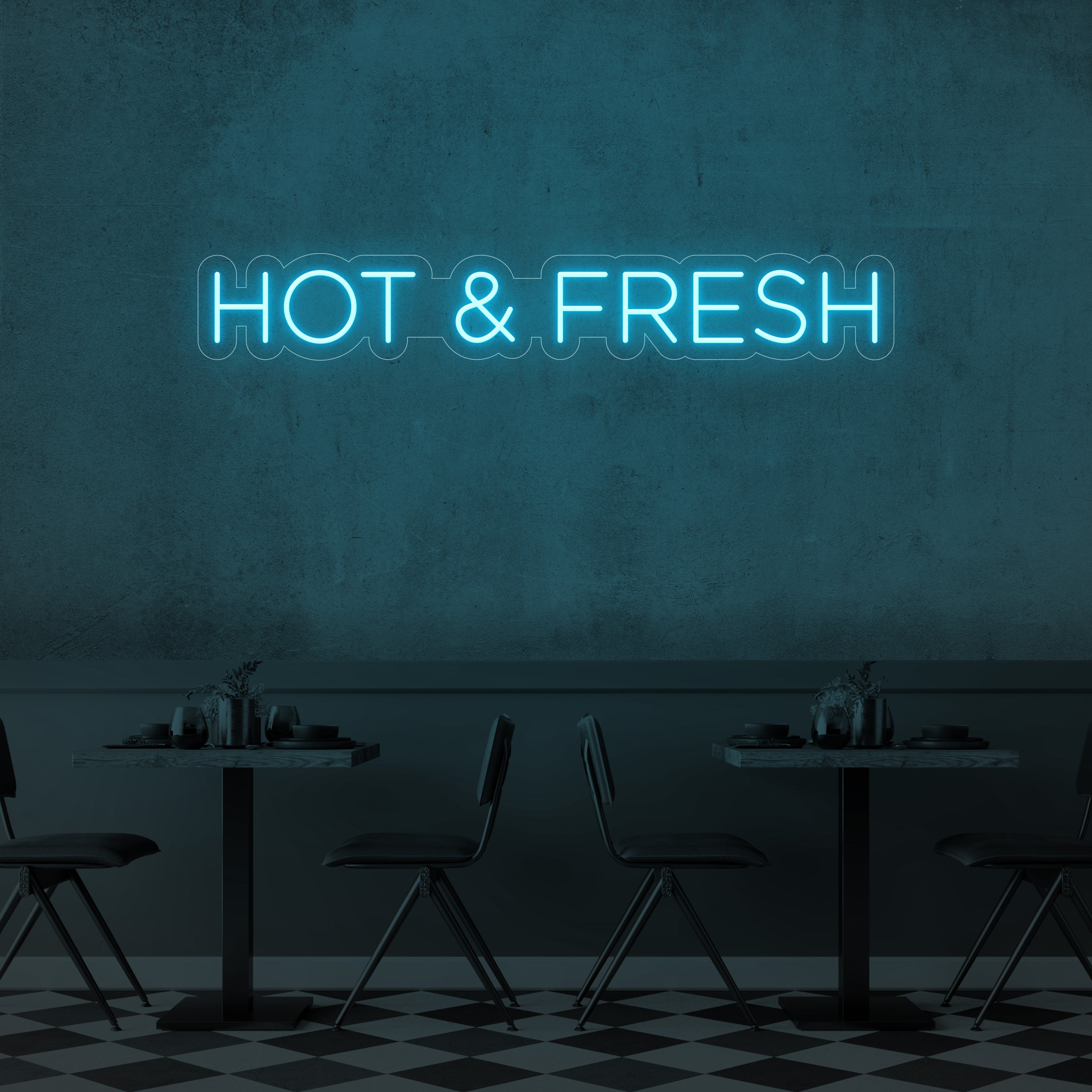 Hot & Fresh LED Neon Sign