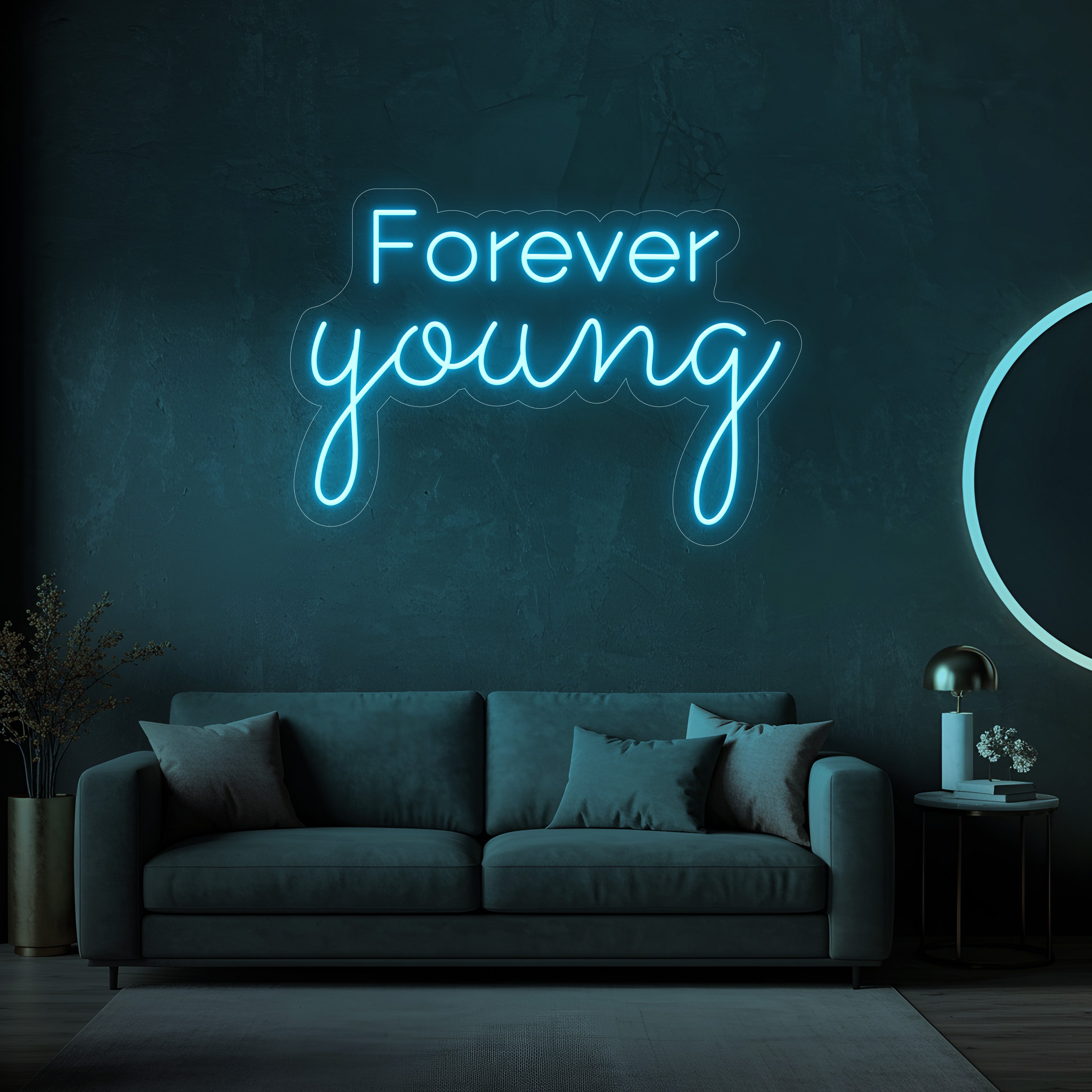 Forever Young LED Neon Sign