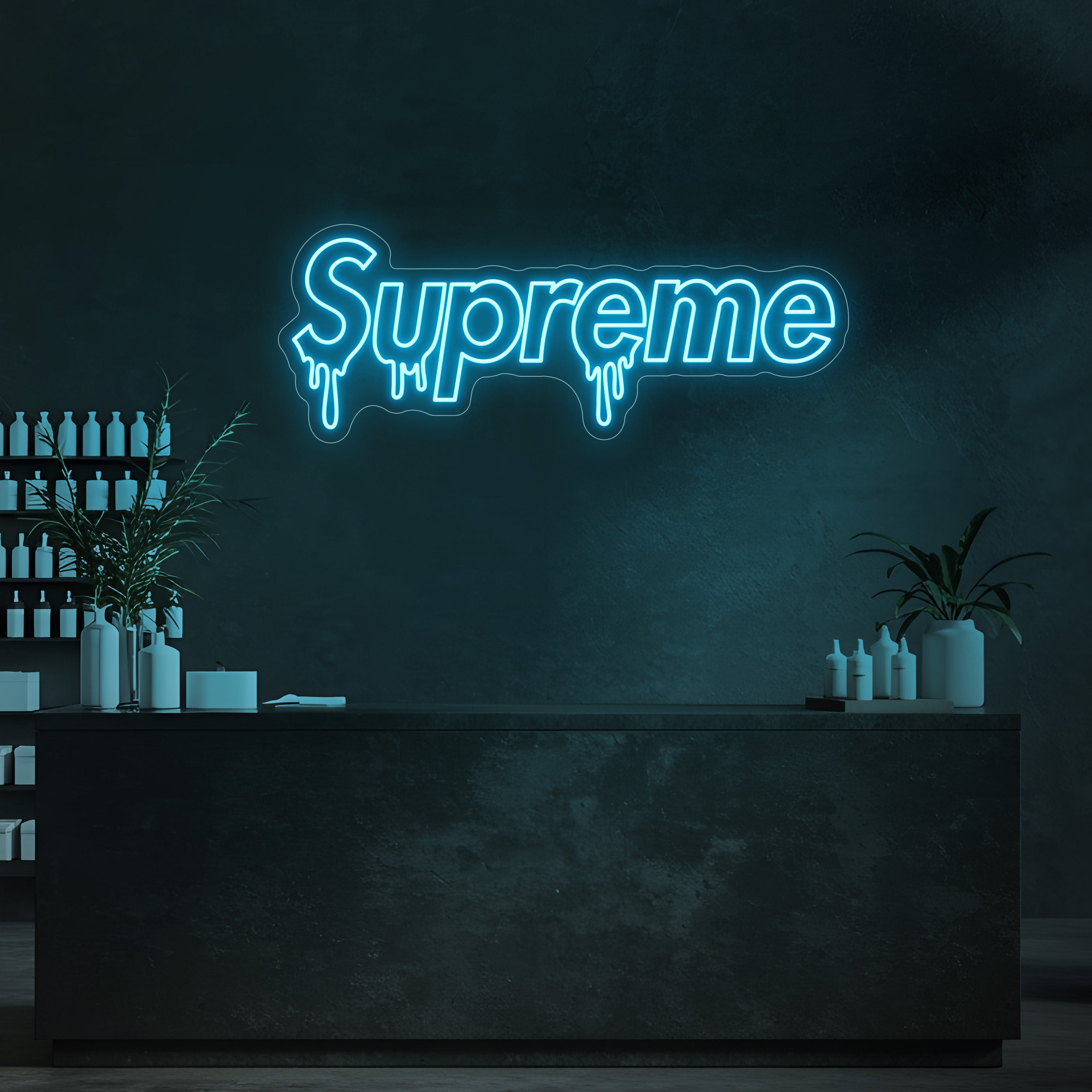 Drip Supreme LED Neon Sign