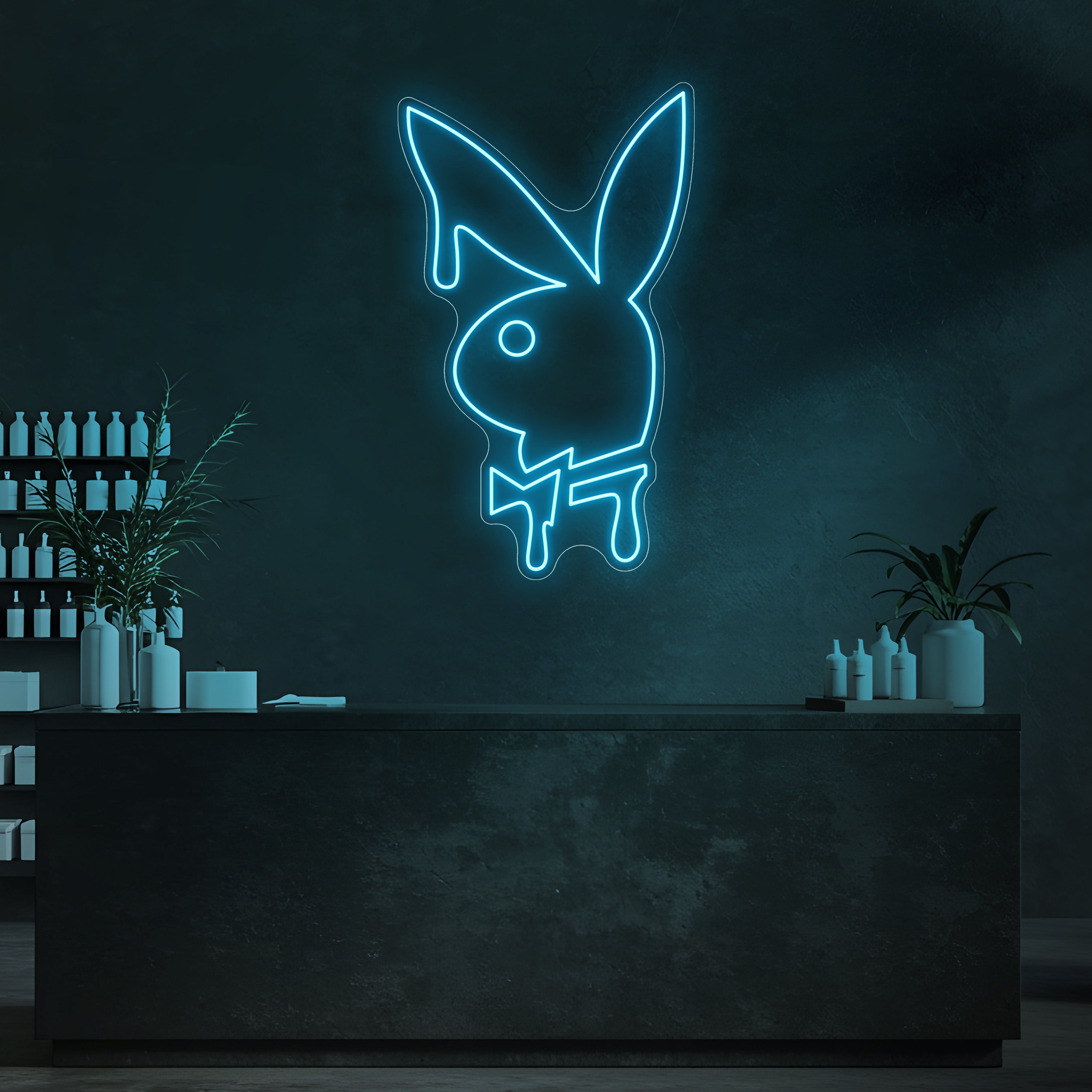 Drip Bunny LED Neon Sign