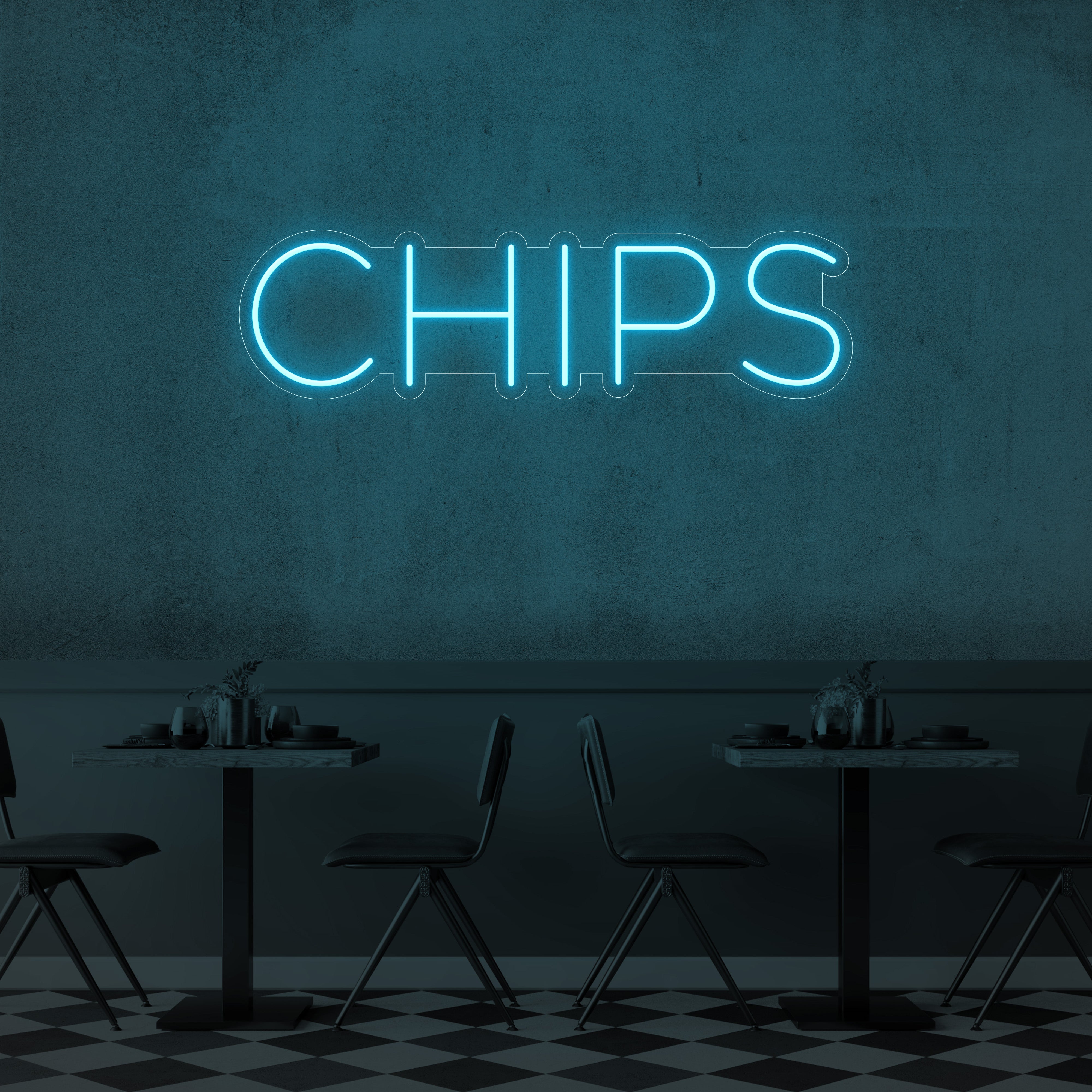 Chips LED Neon Sign
