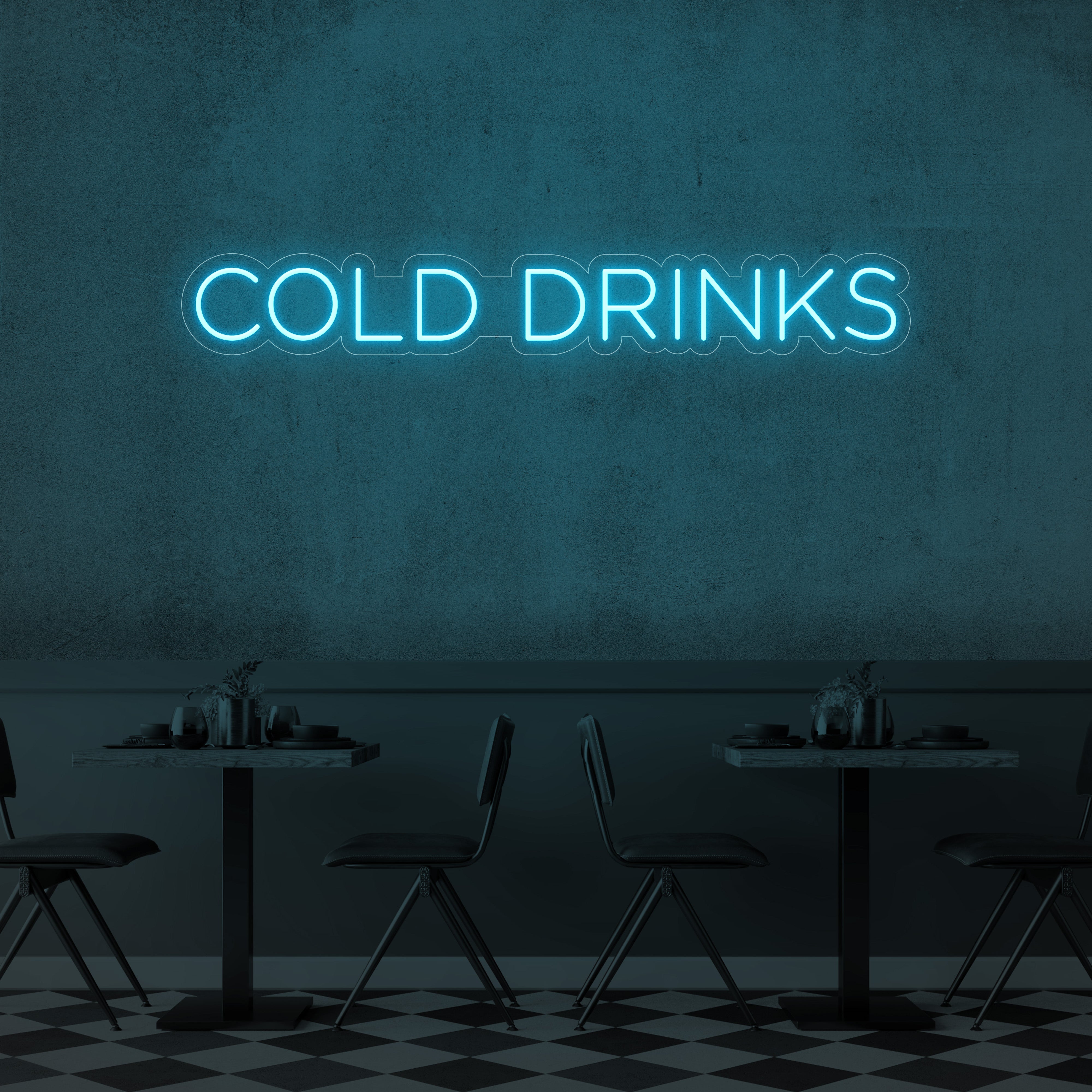 Cold Drinks LED Neon Sign
