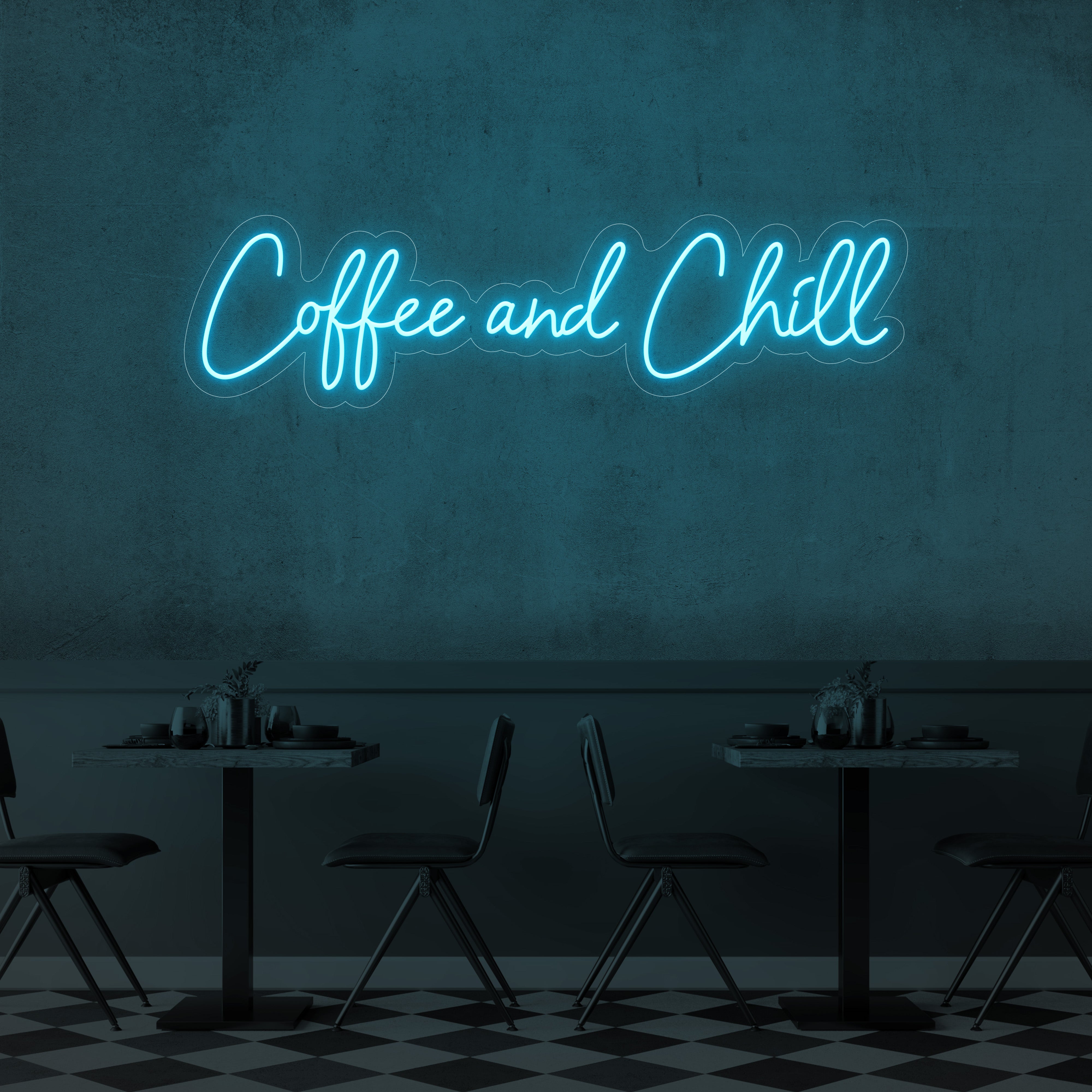 Coffee and Chill LED Neon Sign