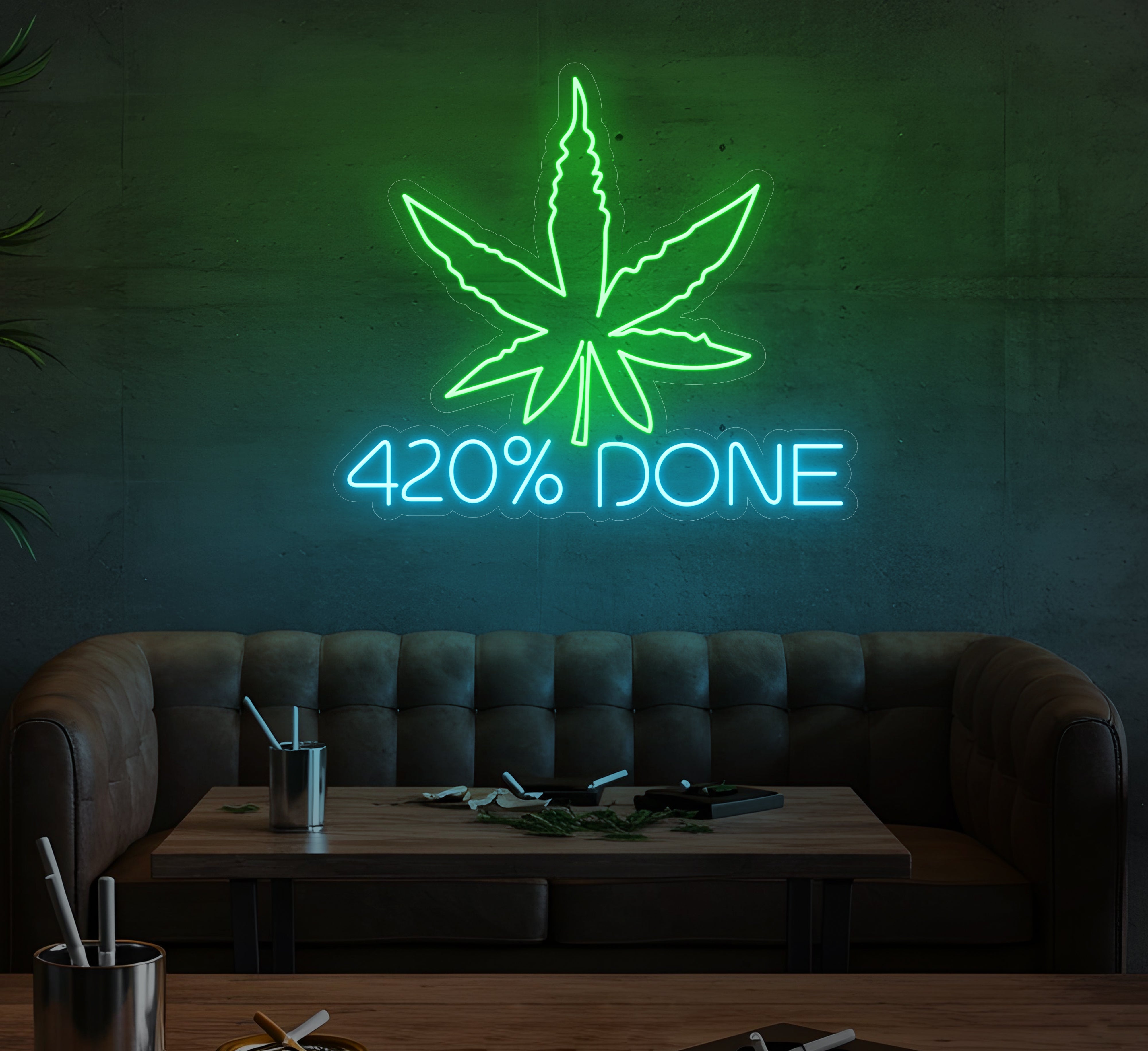420% Done LED Neon Sign
