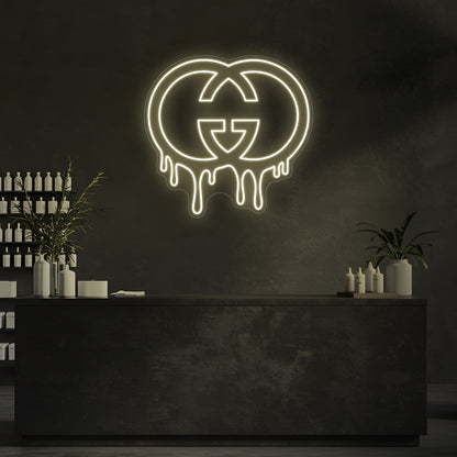 Drip GG LED Neon Sign