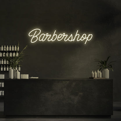 Signature Barbershop LED Neon Sign