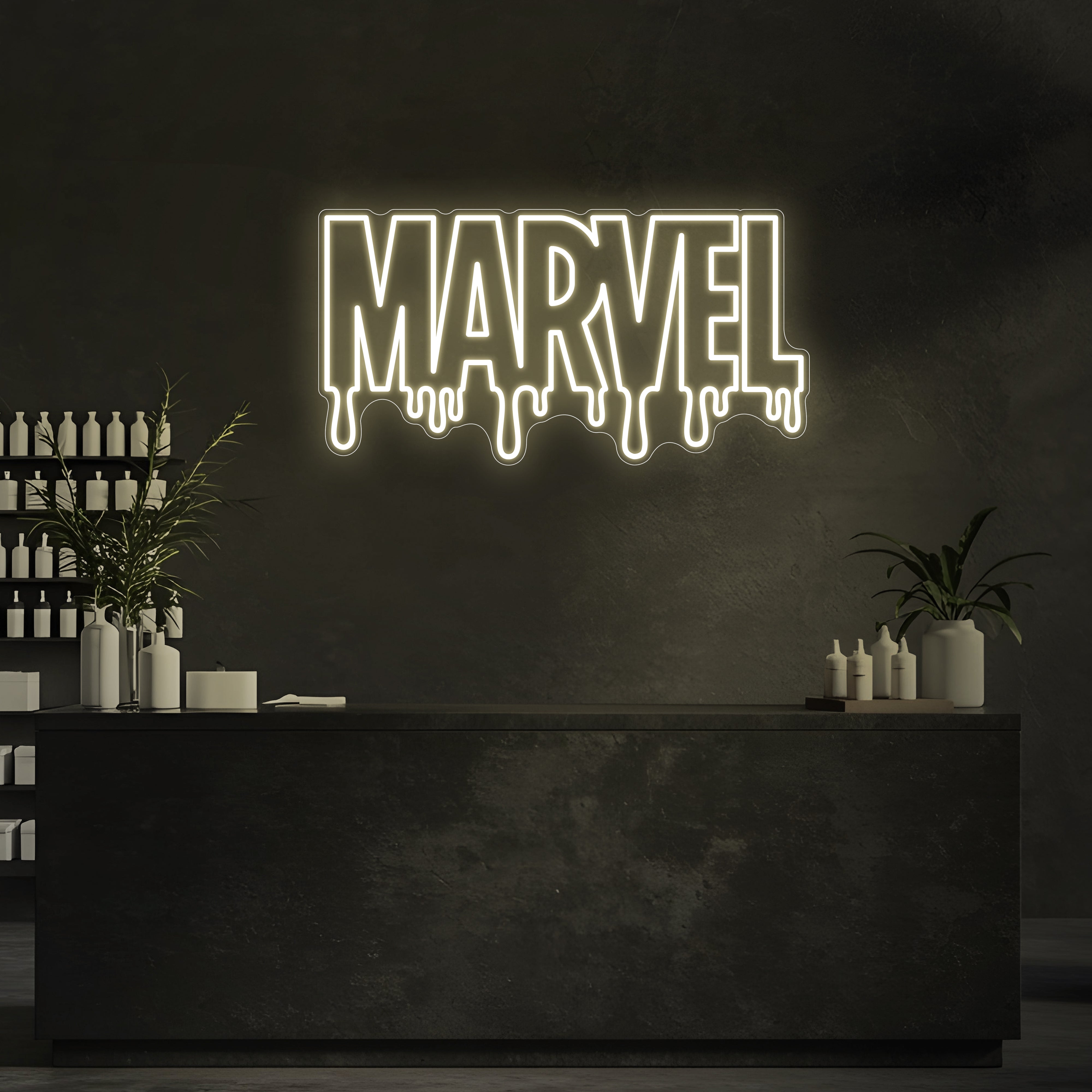 Drip Marvel LED Neon Sign
