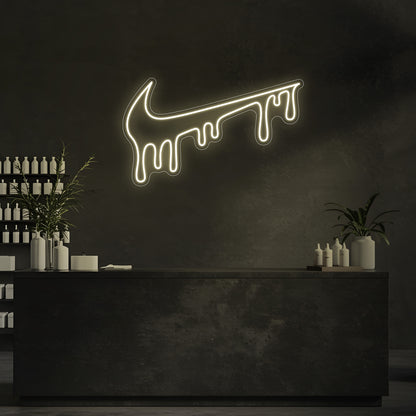 Drip Swoosh LED Neon Sign