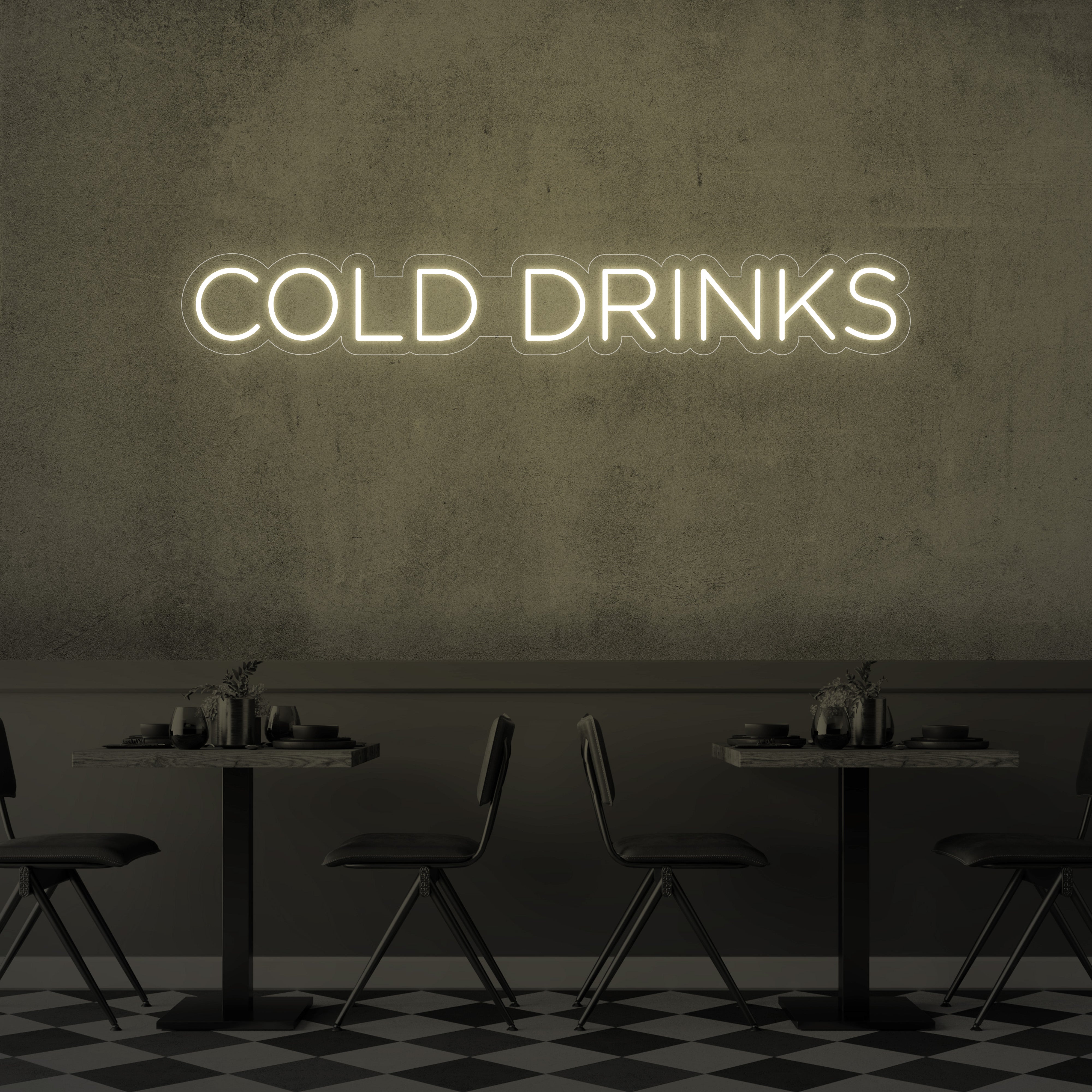 Cold Drinks LED Neon Sign