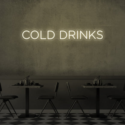 Cold Drinks LED Neon Sign