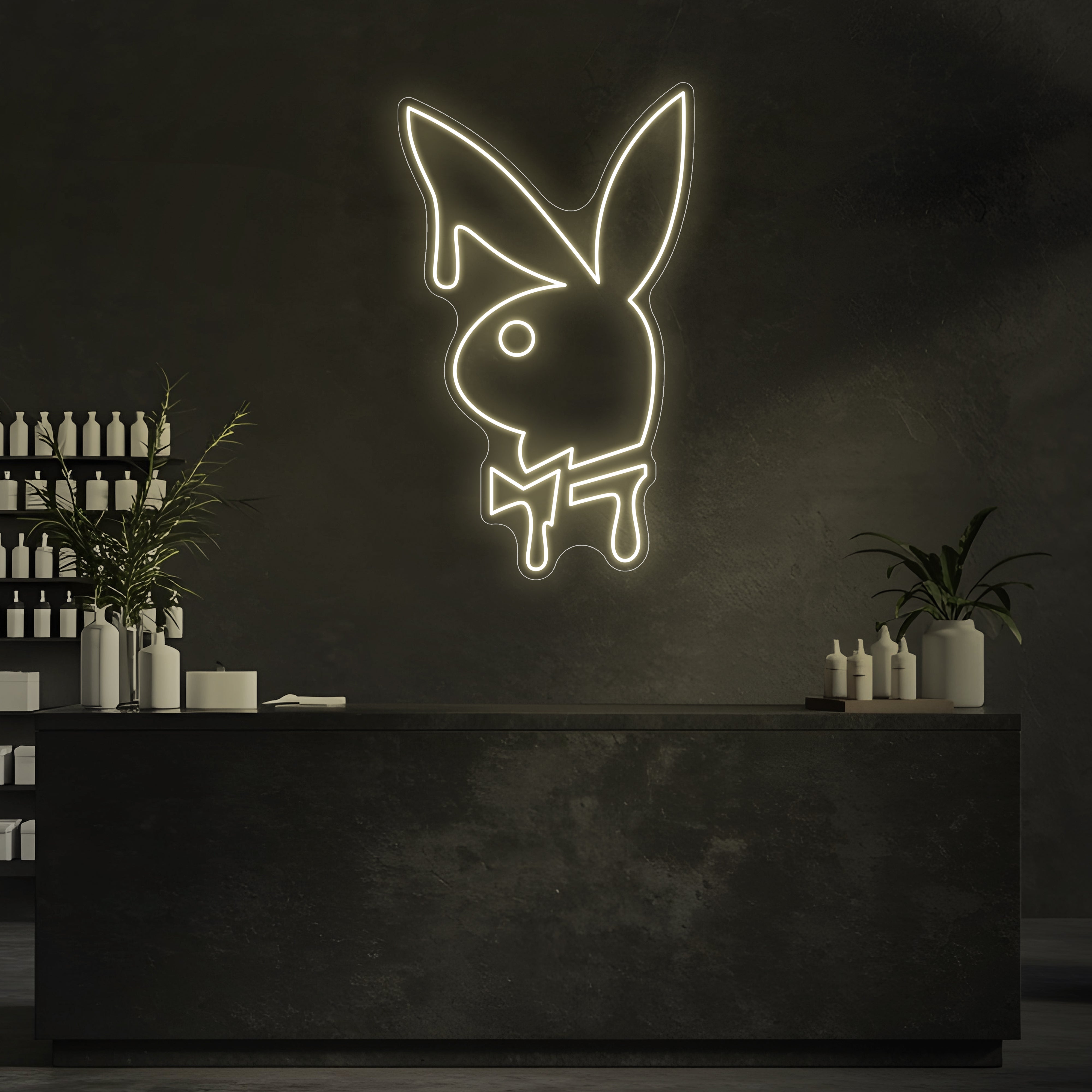 Drip Bunny LED Neon Sign