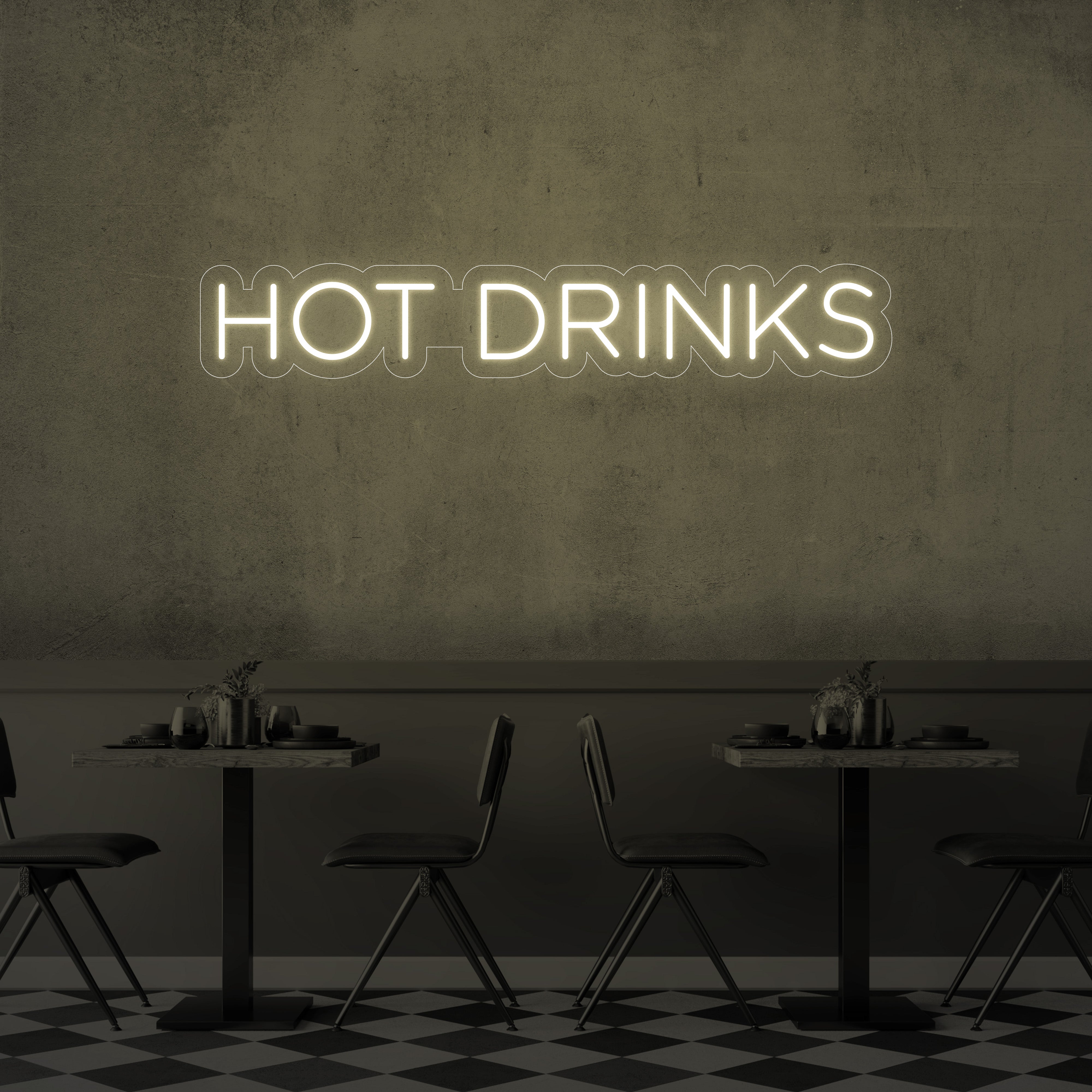 Hot Drinks LED Neon Sign