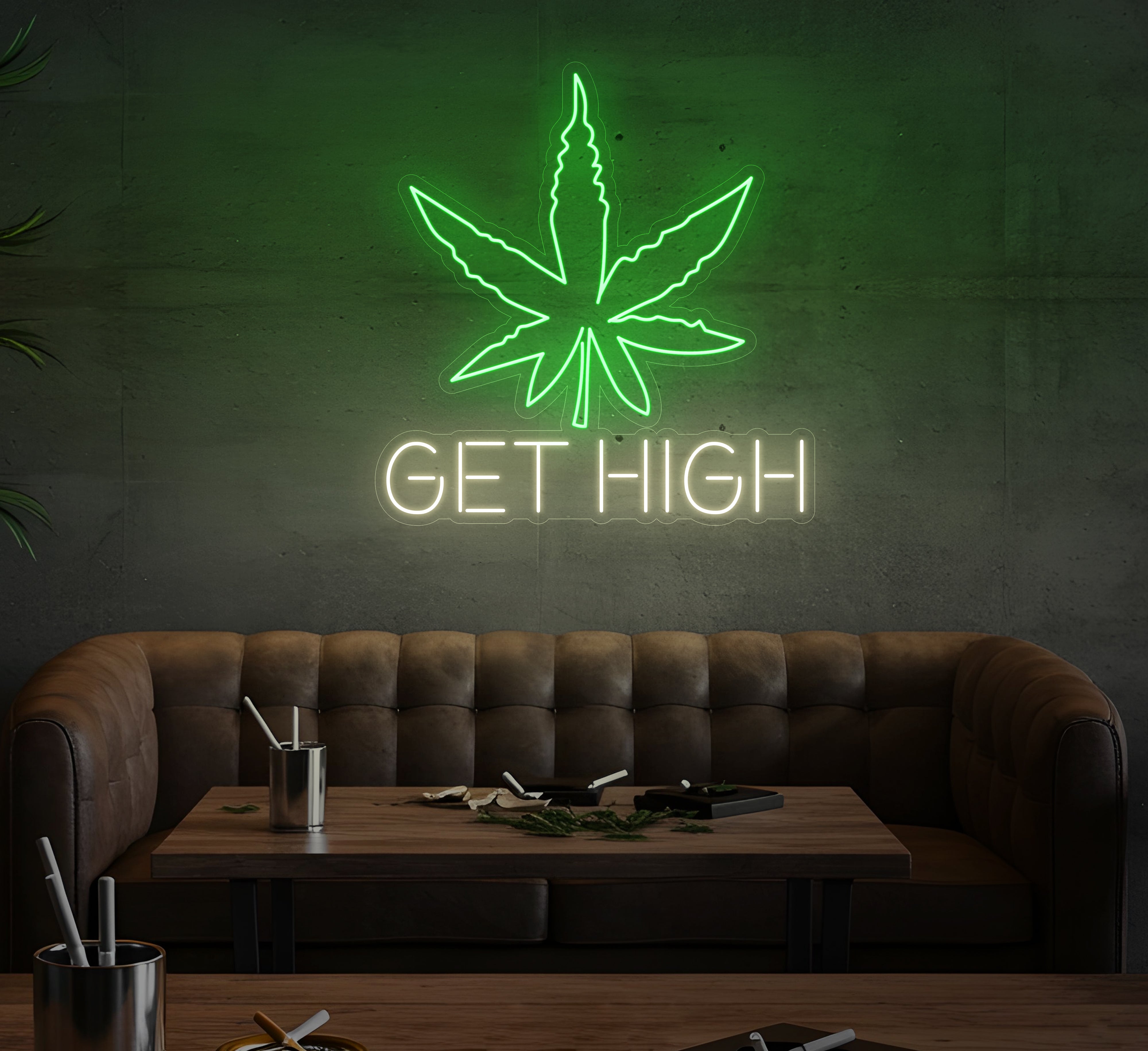 Get High LED Neon Sign