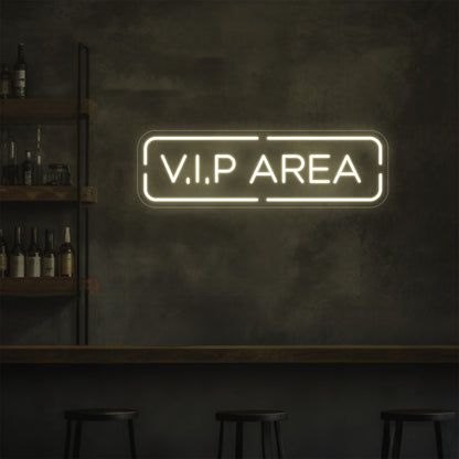 V.I.P Area LED Neon Sign