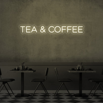 Tea & Coffee LED Neon Sign