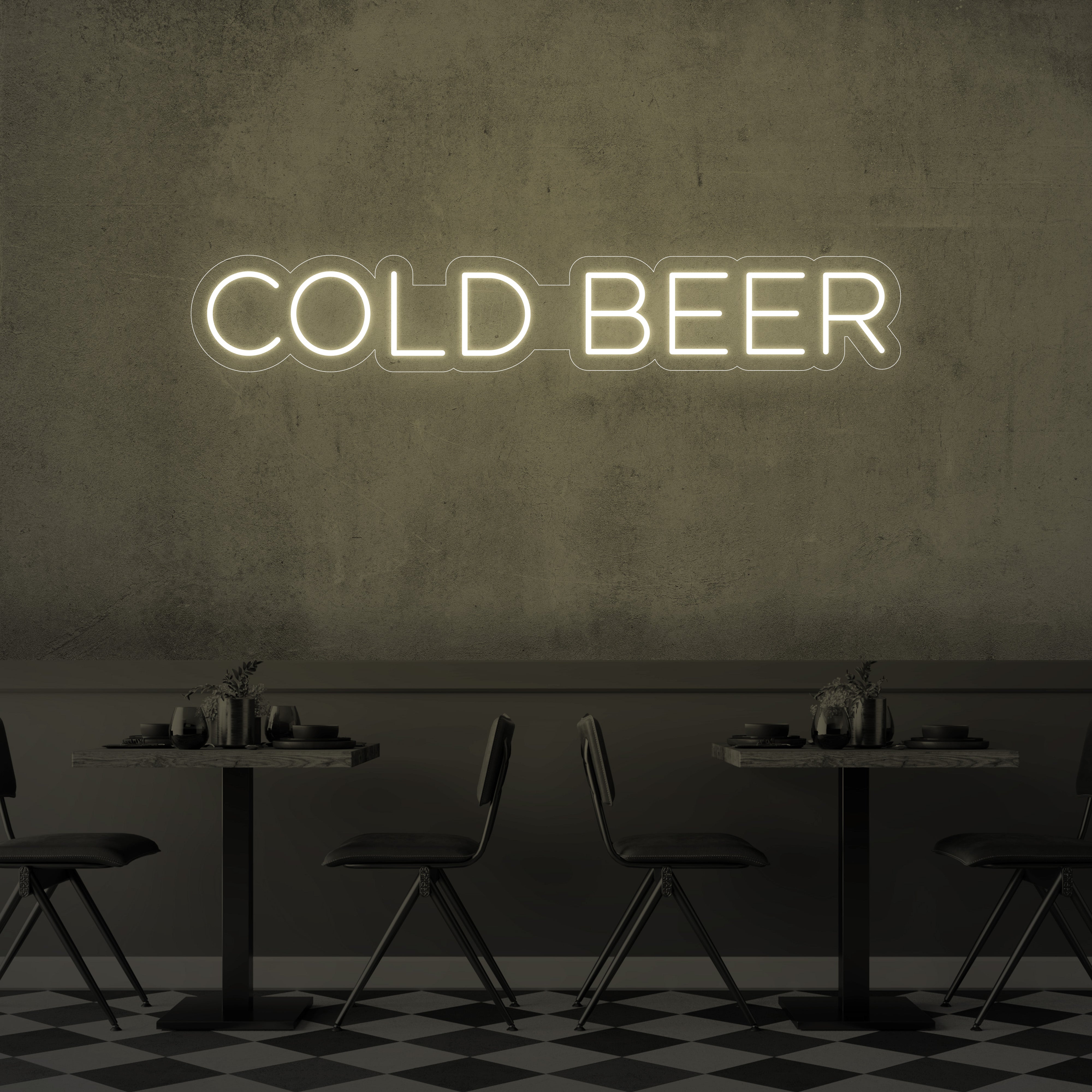 Cold Beer LED Neon Sign