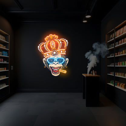 King Monkey LED Neon Pop Art