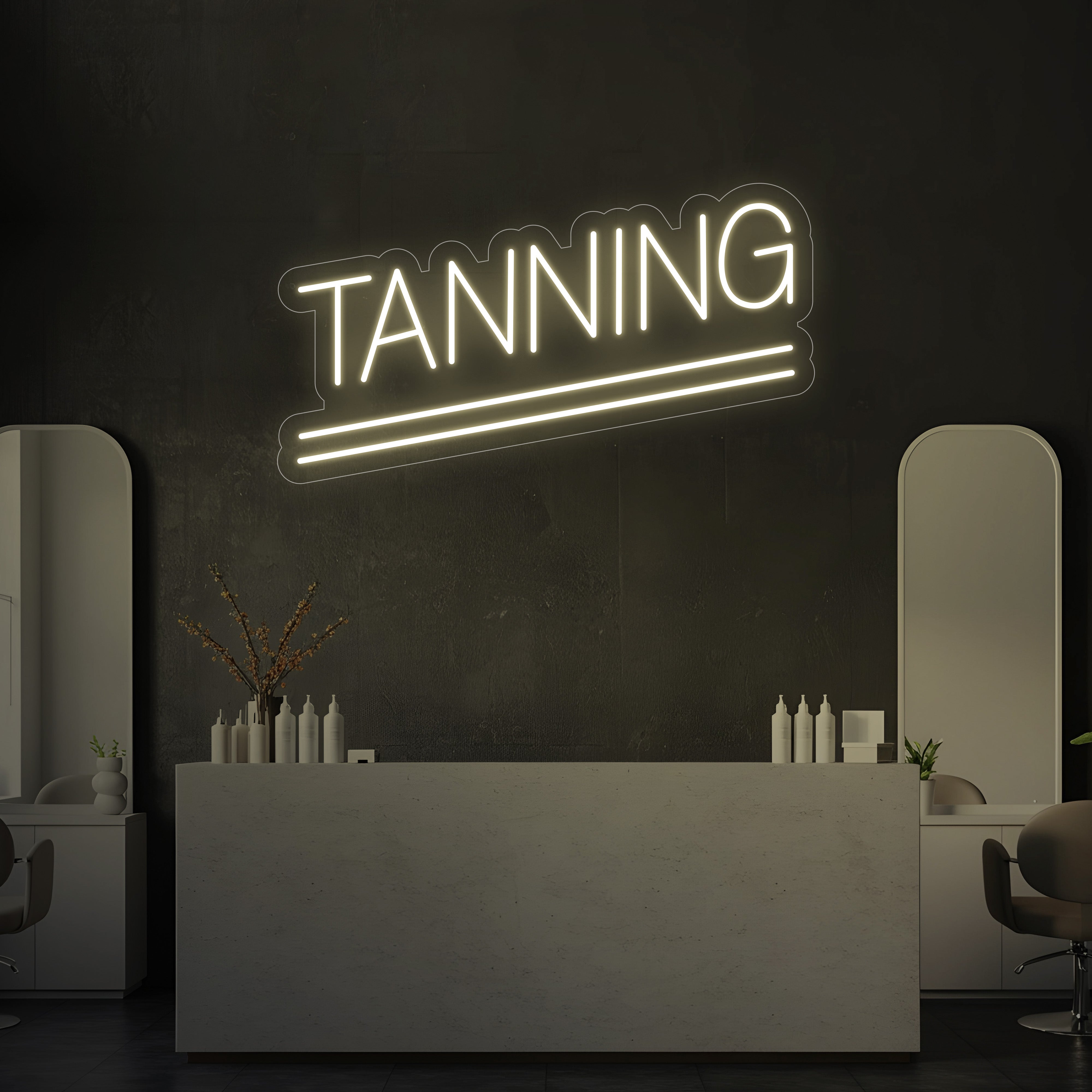 Tanning LED Neon Sign