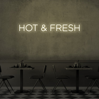 Hot & Fresh LED Neon Sign