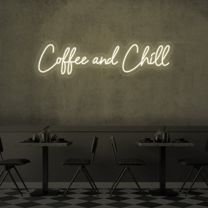 Coffee and Chill LED Neon Sign