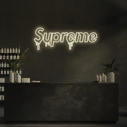 Drip Supreme LED Neon Sign
