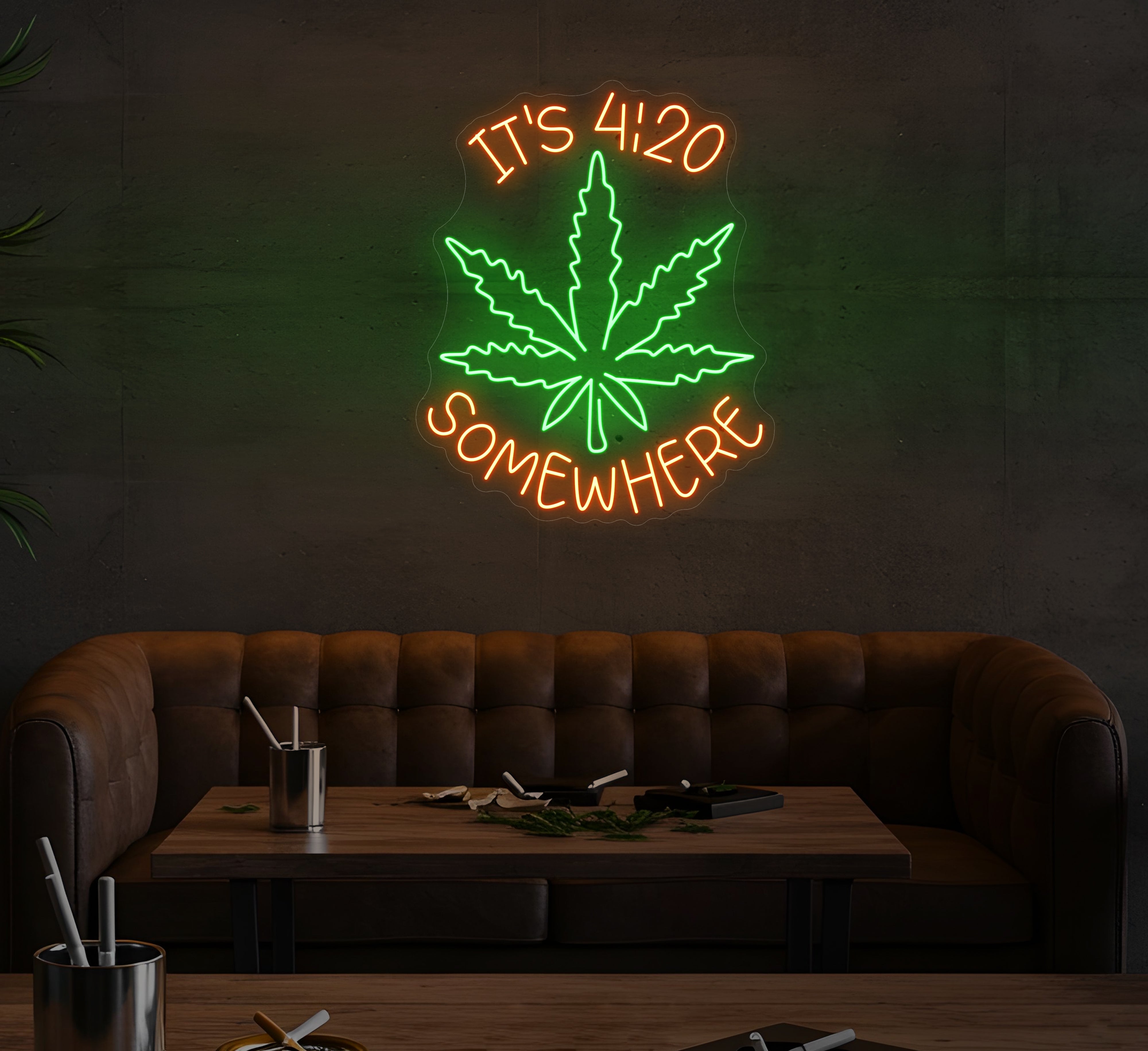 It's 4:20 Somewhere LED Neon Sign