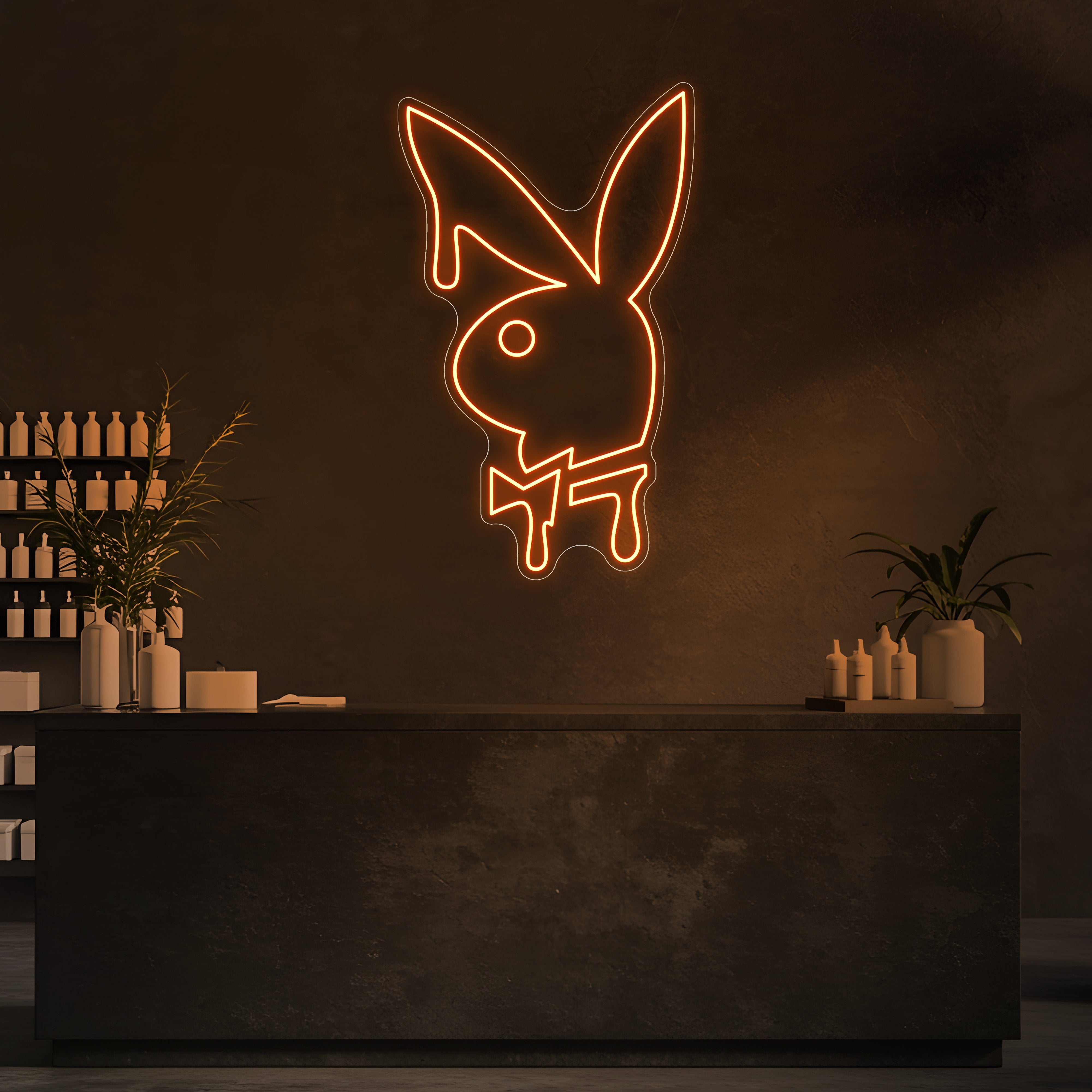 Drip Bunny LED Neon Sign