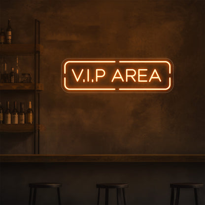 V.I.P Area LED Neon Sign