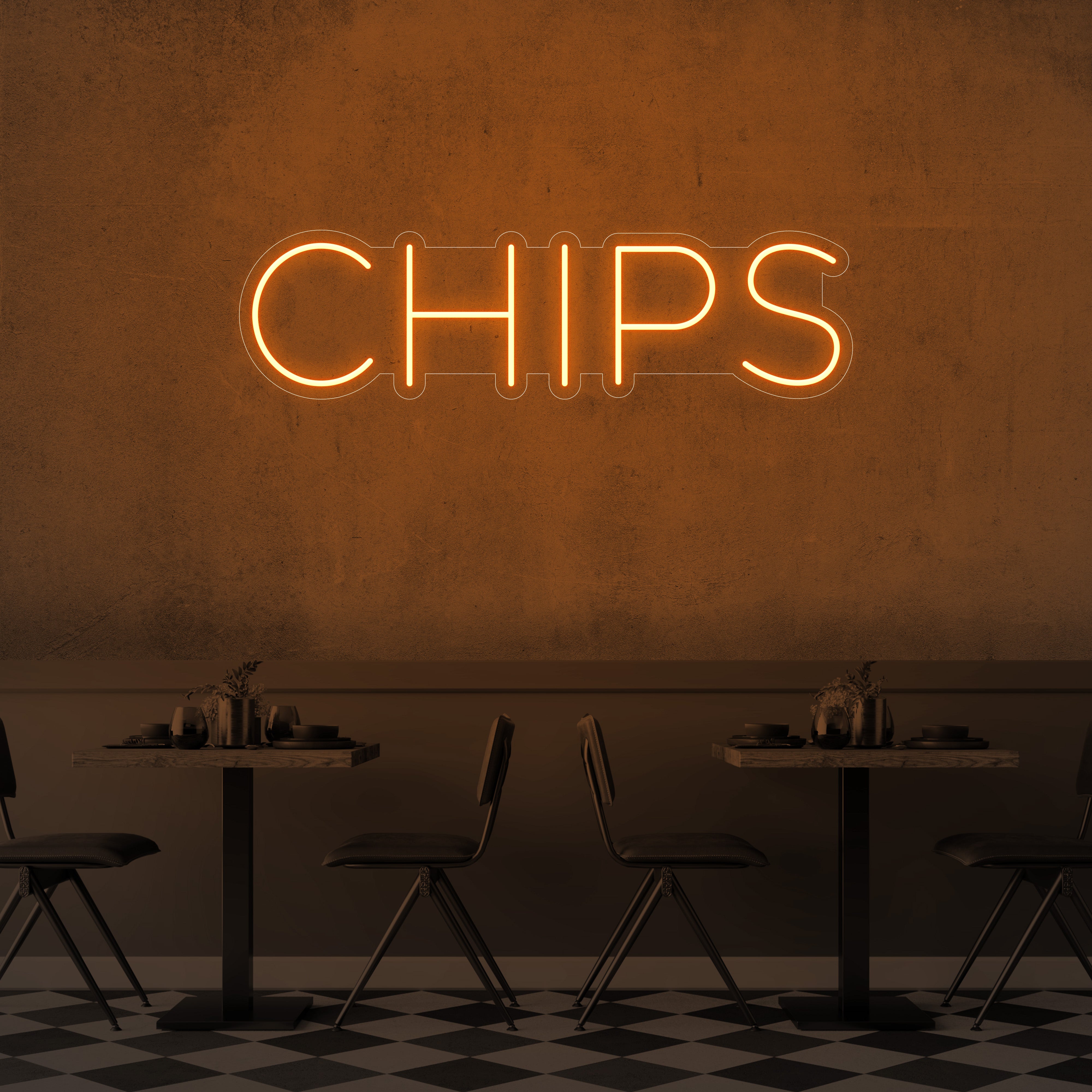 Chips LED Neon Sign