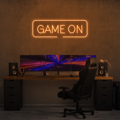 Game On LED Neon Sign